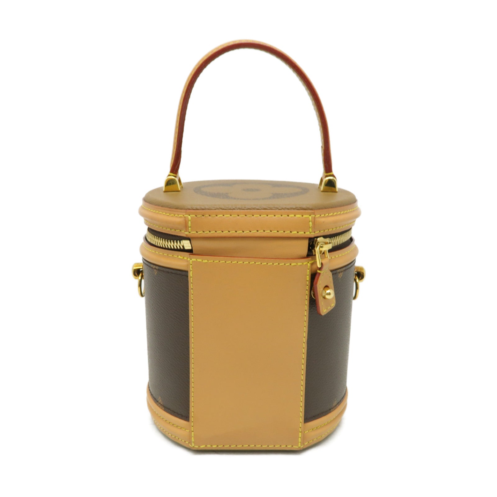 LOUIS VUITTON 【激減優惠】Monogram Giant Cannes Vanity金扣手挽肩背兩用袋棕色
