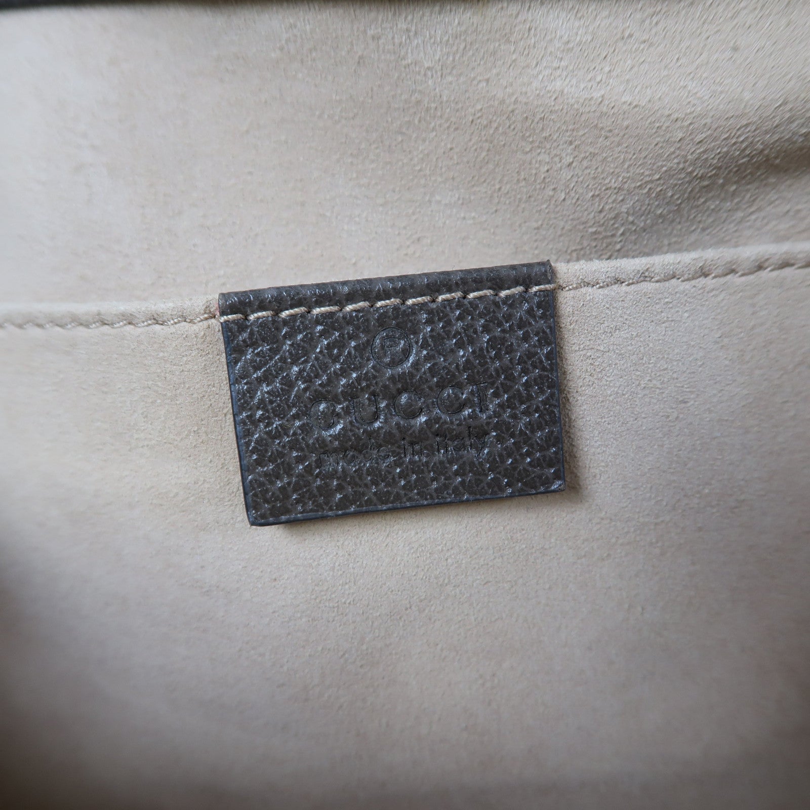 GUCCI 塗層帆布Ophidia Small Tote金扣手挽肩背兩用袋啡色