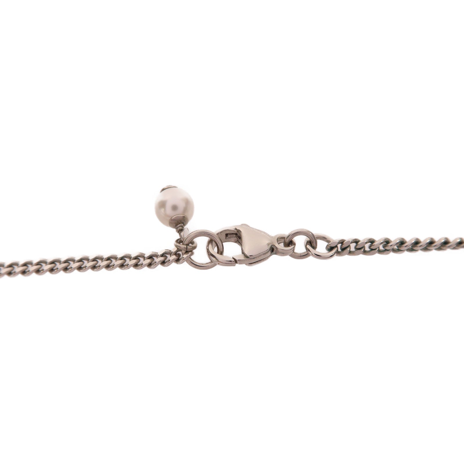 CHANEL 金屬Necklace項鍊銀色