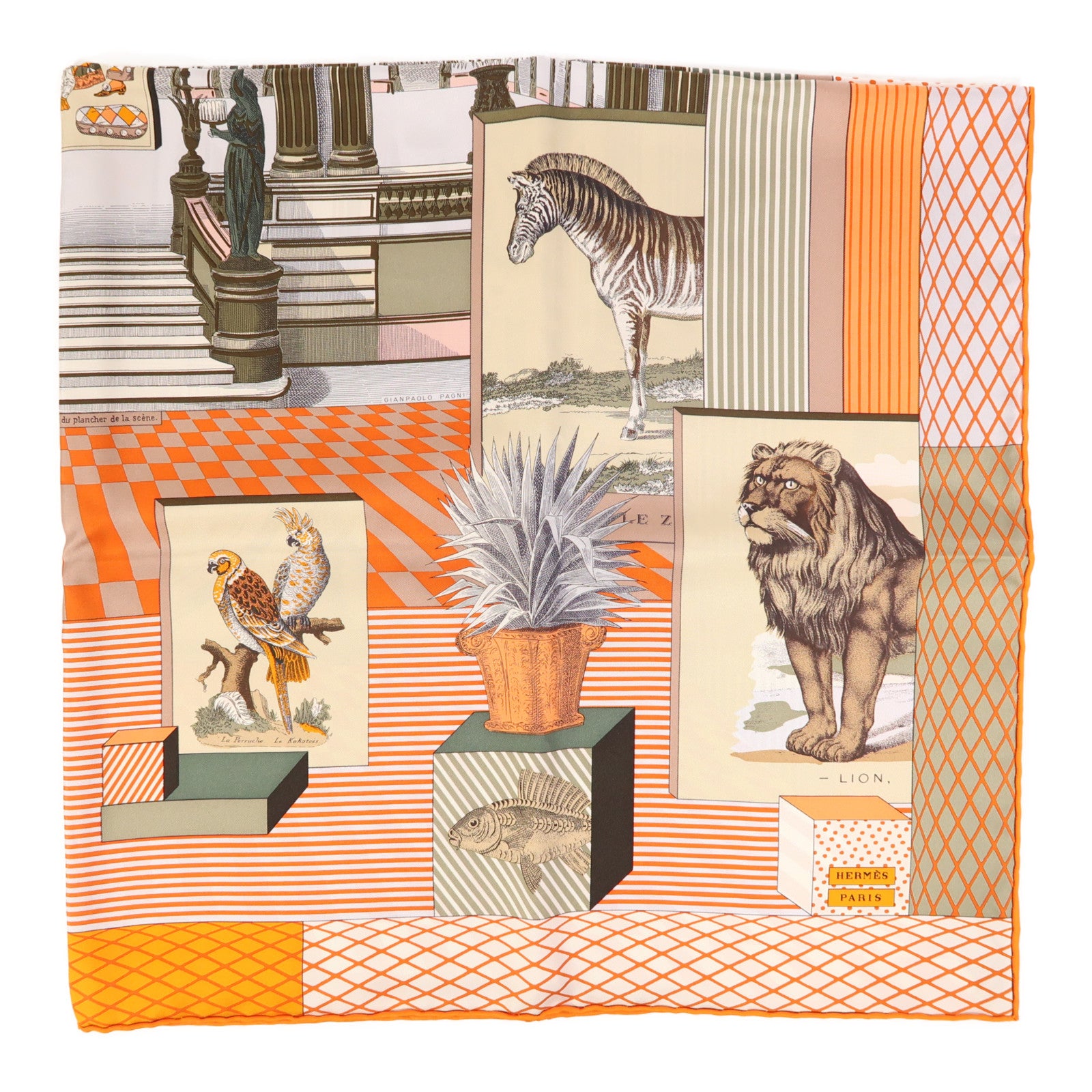 HERMES 絲質Scarf絲巾