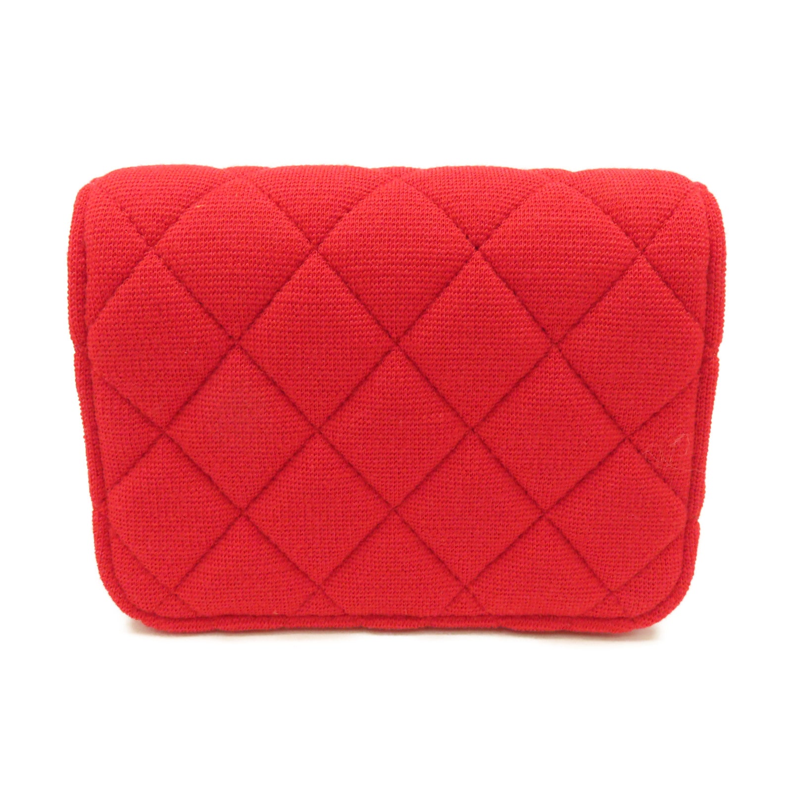 CHANEL 【激減優惠】菱格帆布Chain Shoulder Bag金扣鏈帶肩背袋紅色/粉紅色