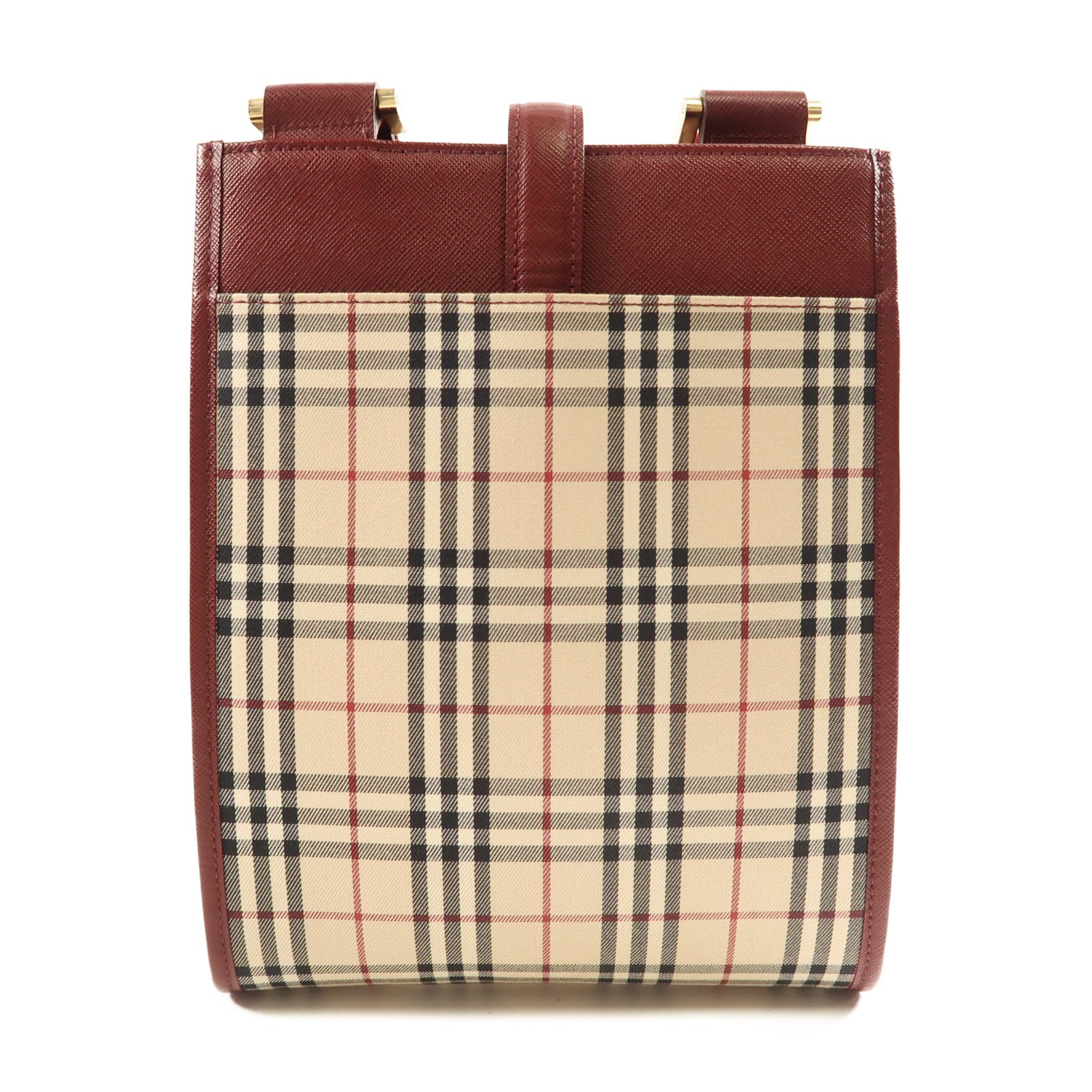BURBERRY 帆布Shoulder Bag金扣肩背袋
