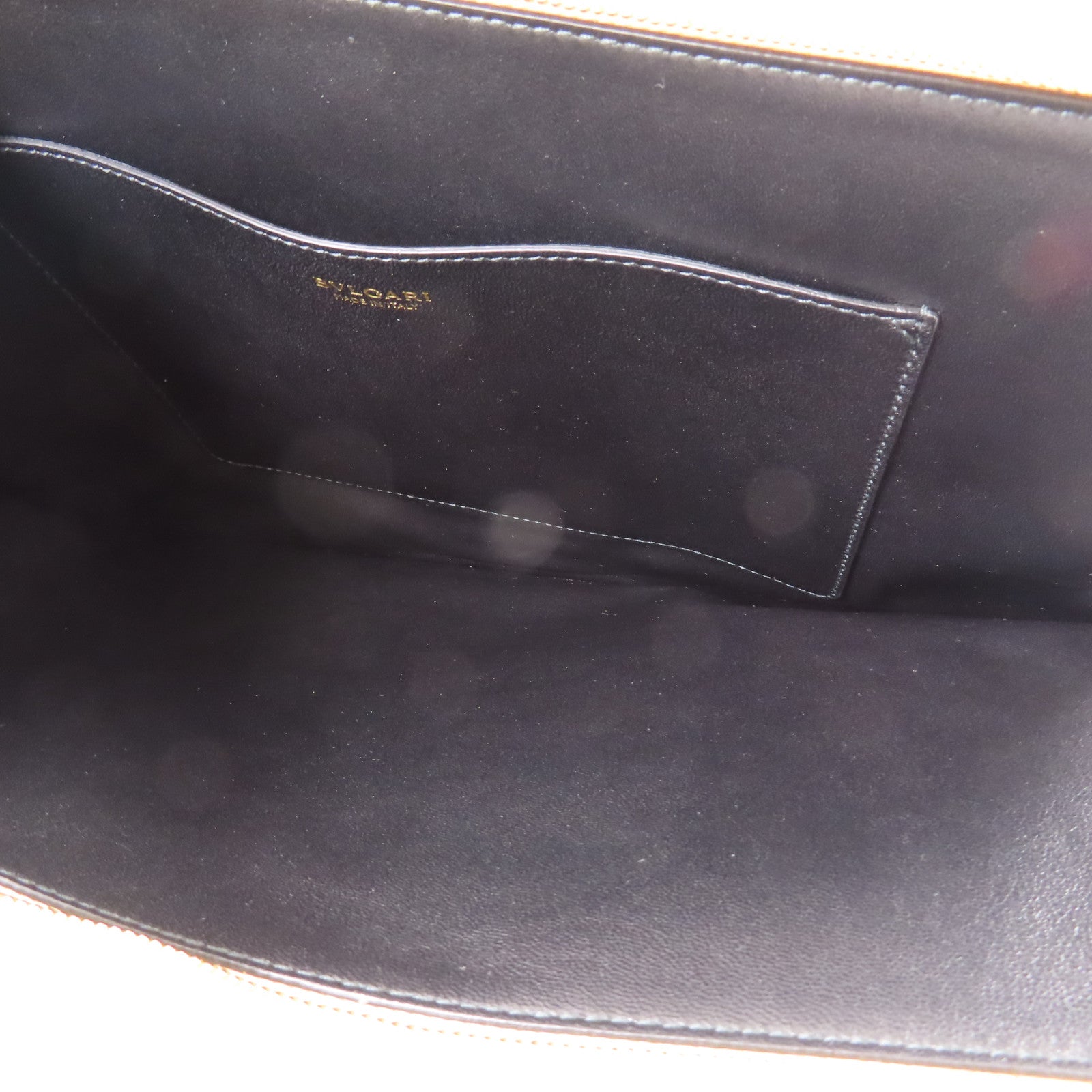 BVLGARI 【激減優惠】牛皮皮革Clutch Bag金扣手拿包
