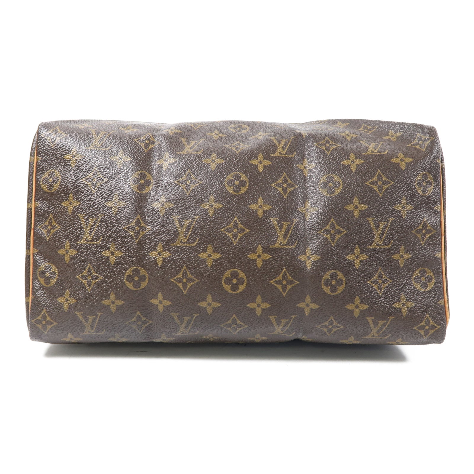 LOUIS VUITTON Monogram Speedy 35金扣手挽袋啡色