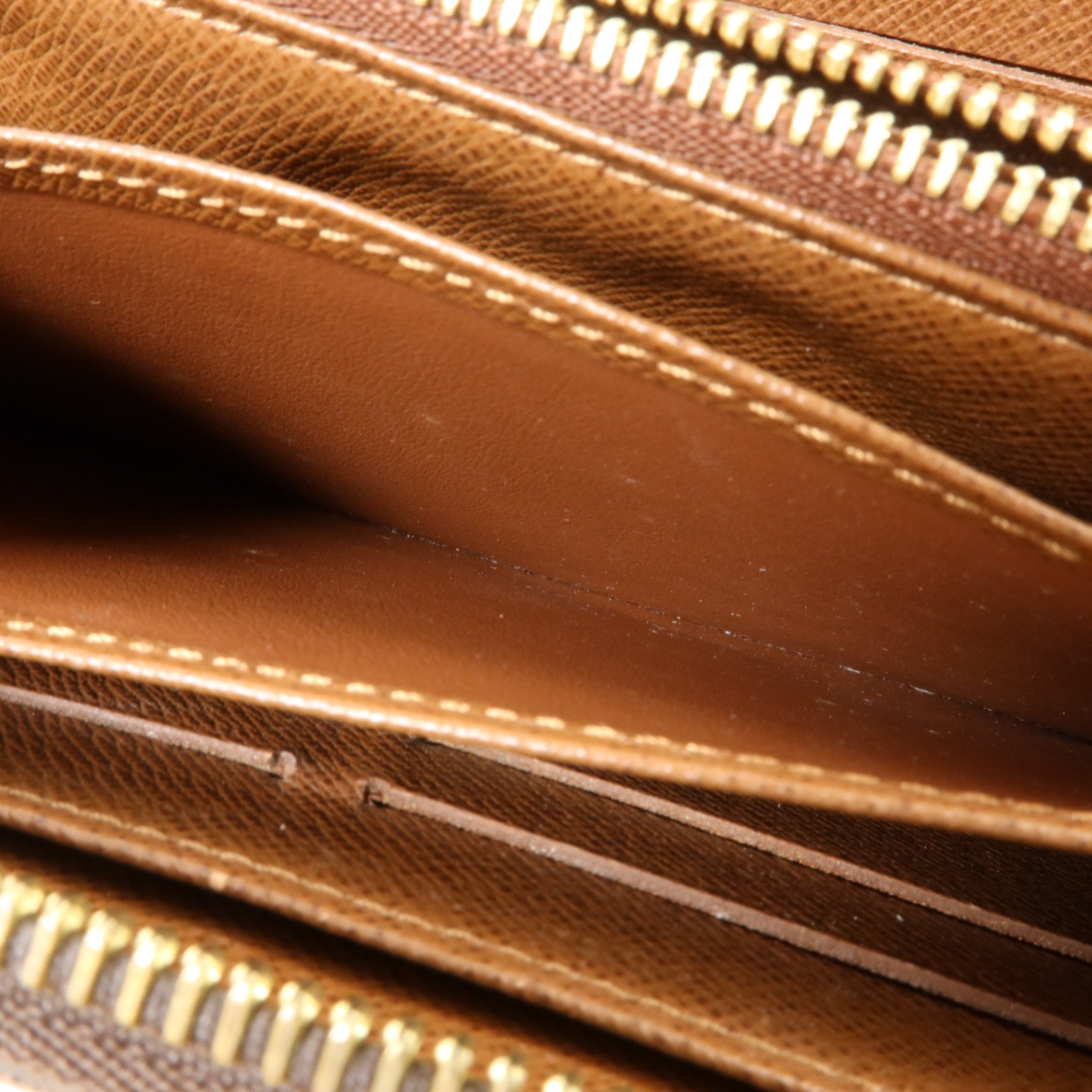 LOUIS VUITTON Monogram Zipper Long Wallet金扣長錢包