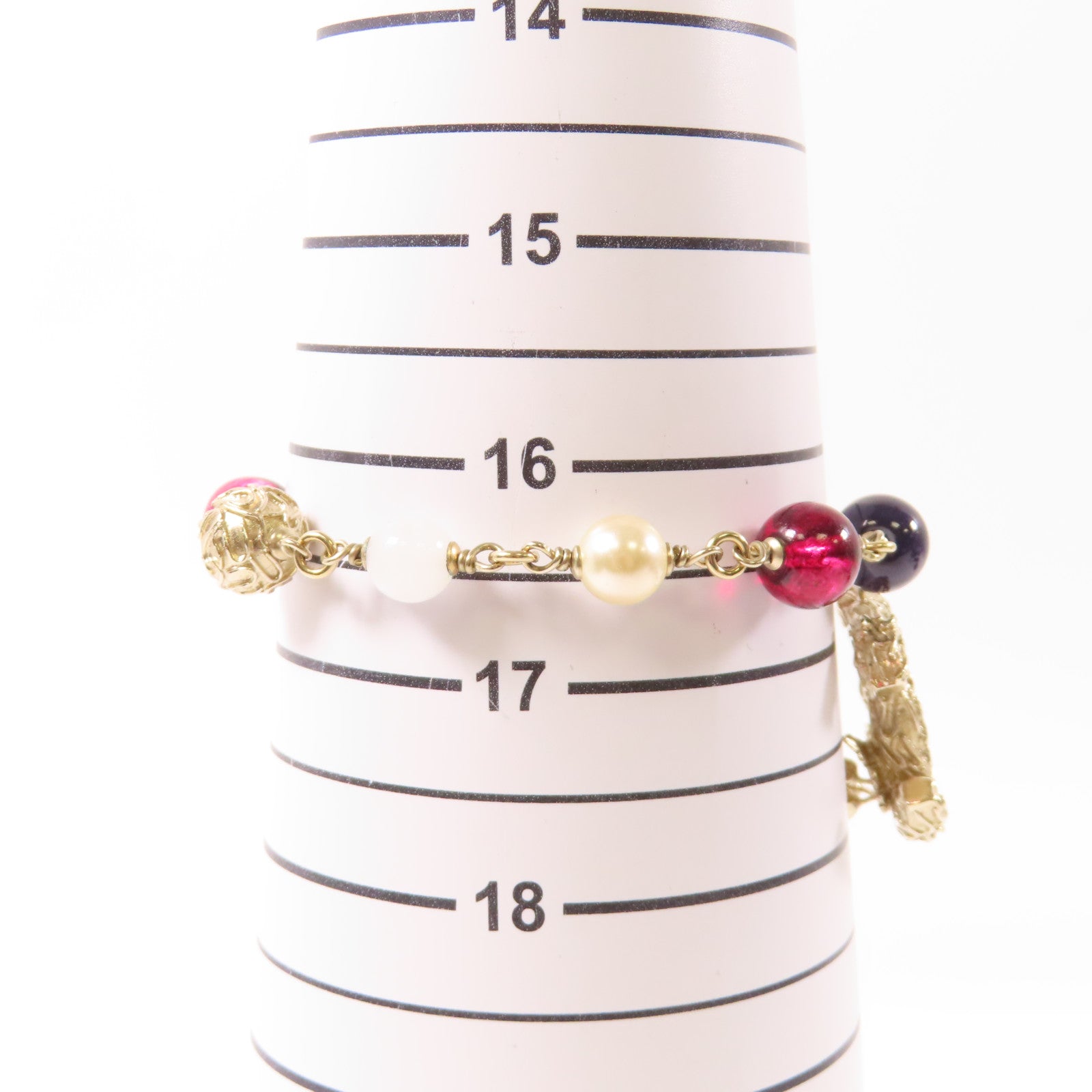 CHANEL 金屬Bracelet手鏈金色/紅色/藍色