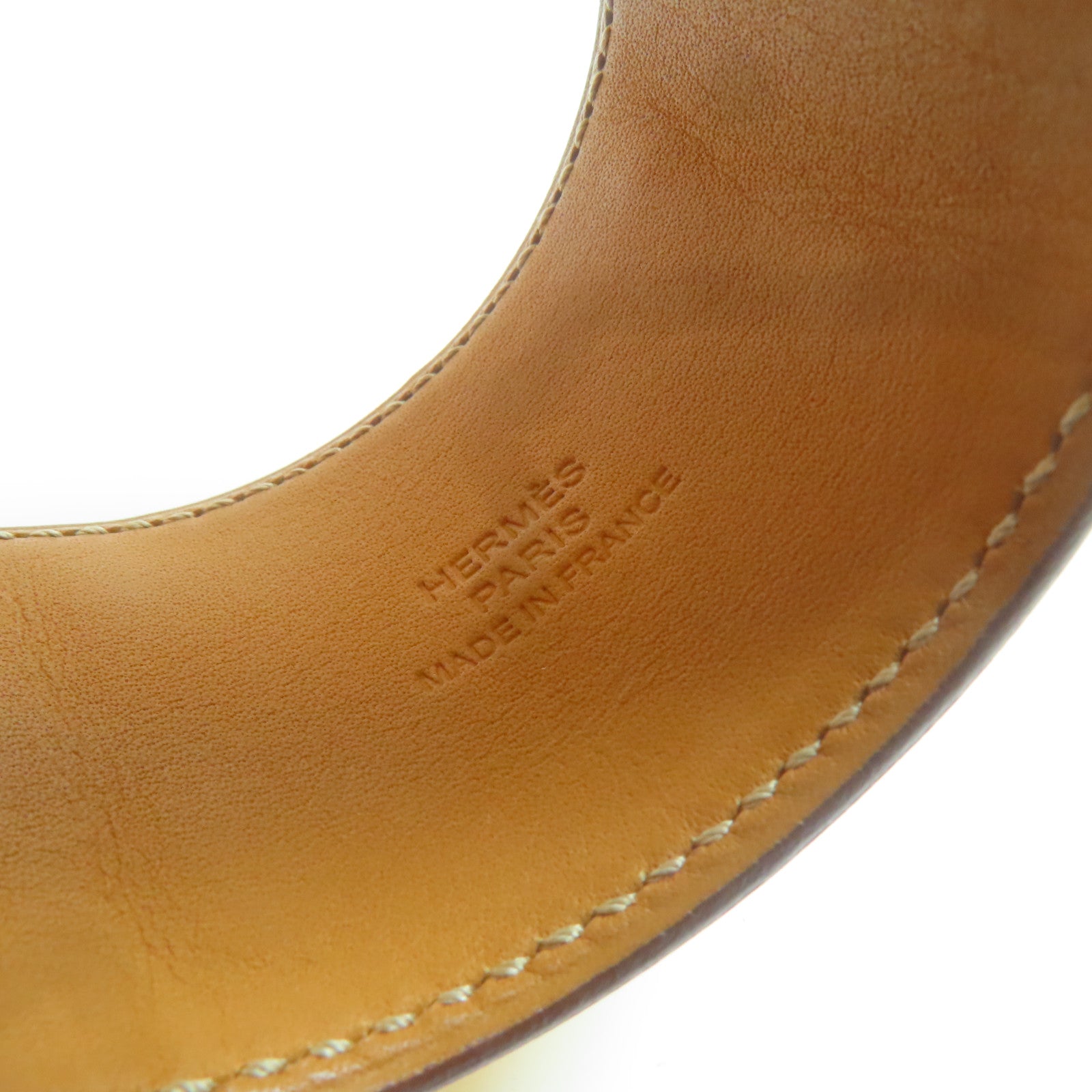 HERMES 【激減優惠】Swift皮革Collier De Chien金扣手帶Capcine