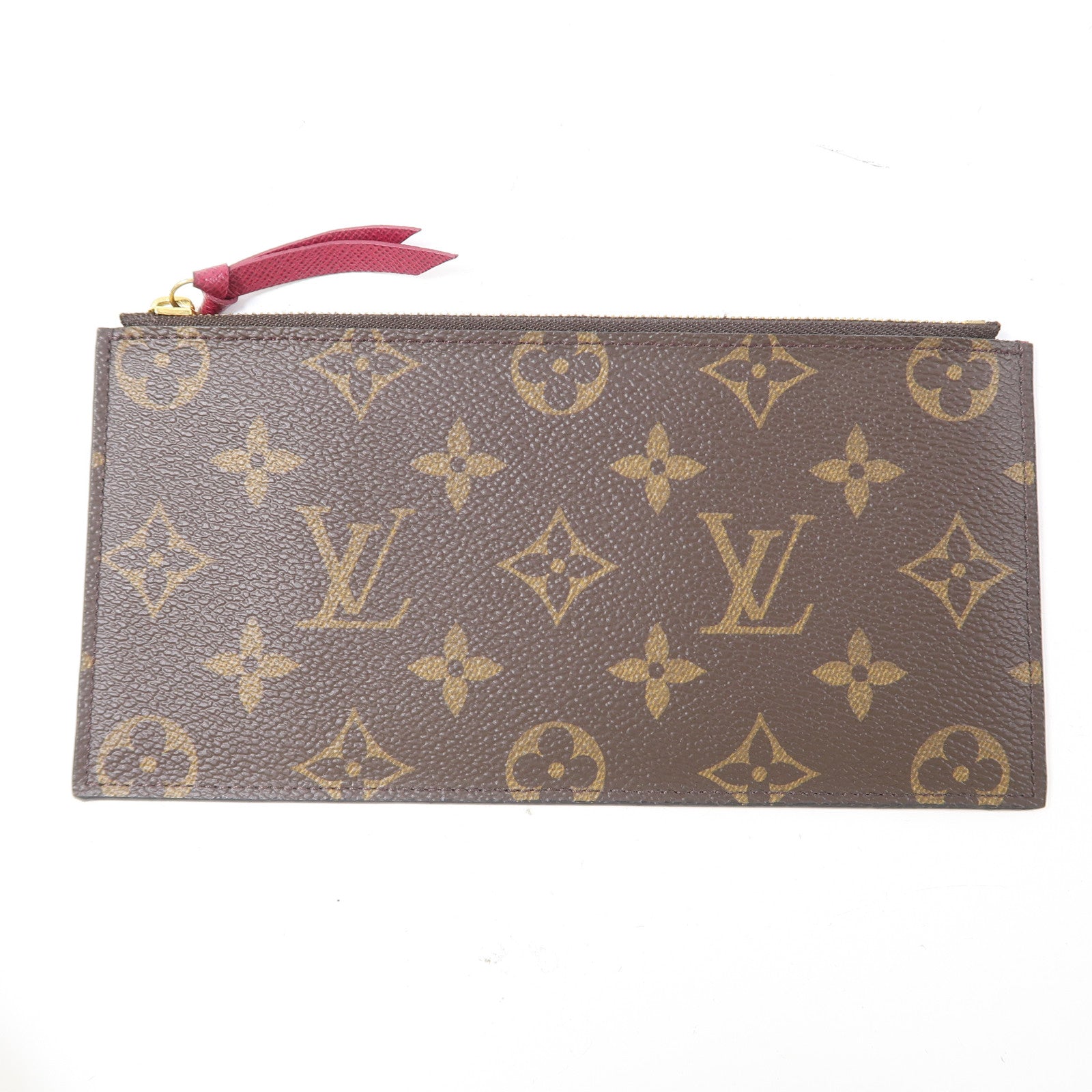 LOUIS VUITTON Monogram Pochette Felicie金扣鏈帶肩背袋啡色