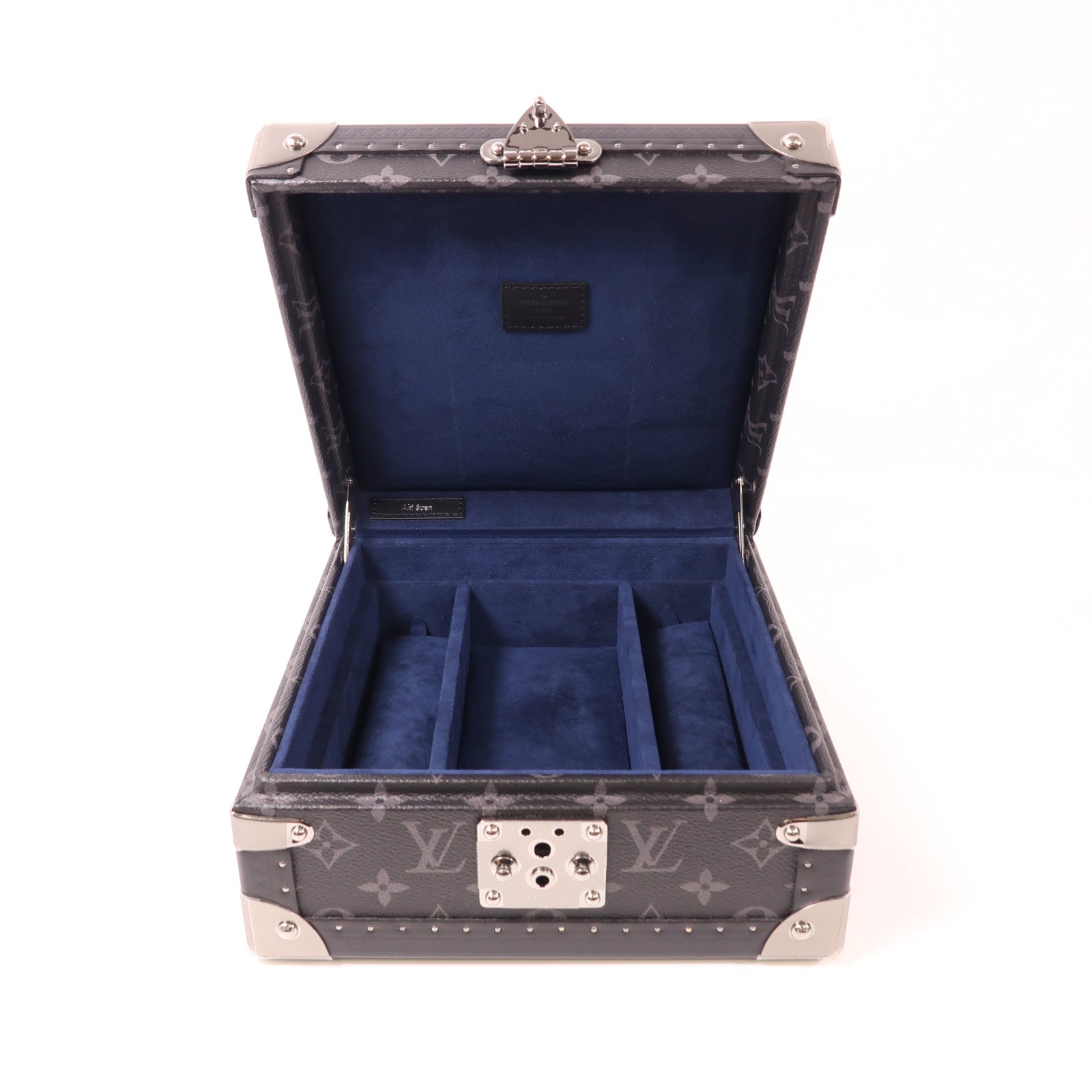 LOUIS VUITTON Monogram Eclipse Coffret Joaillerie銀扣珠寶盒