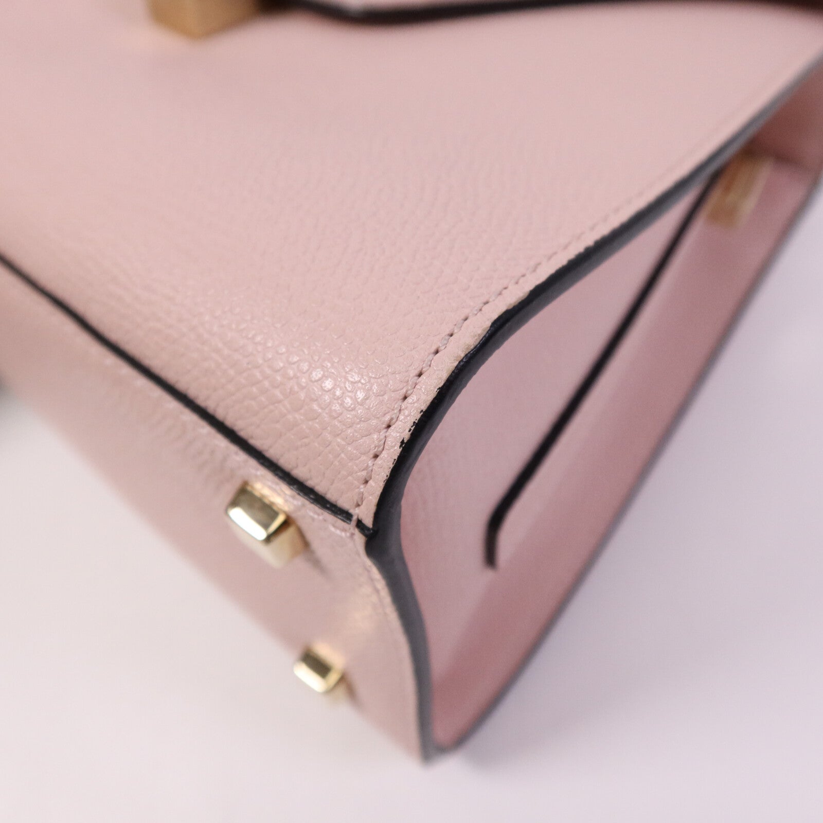 SELECTION 牛皮皮革Valextra Small Iside Tote Bag金扣手挽肩背兩用袋