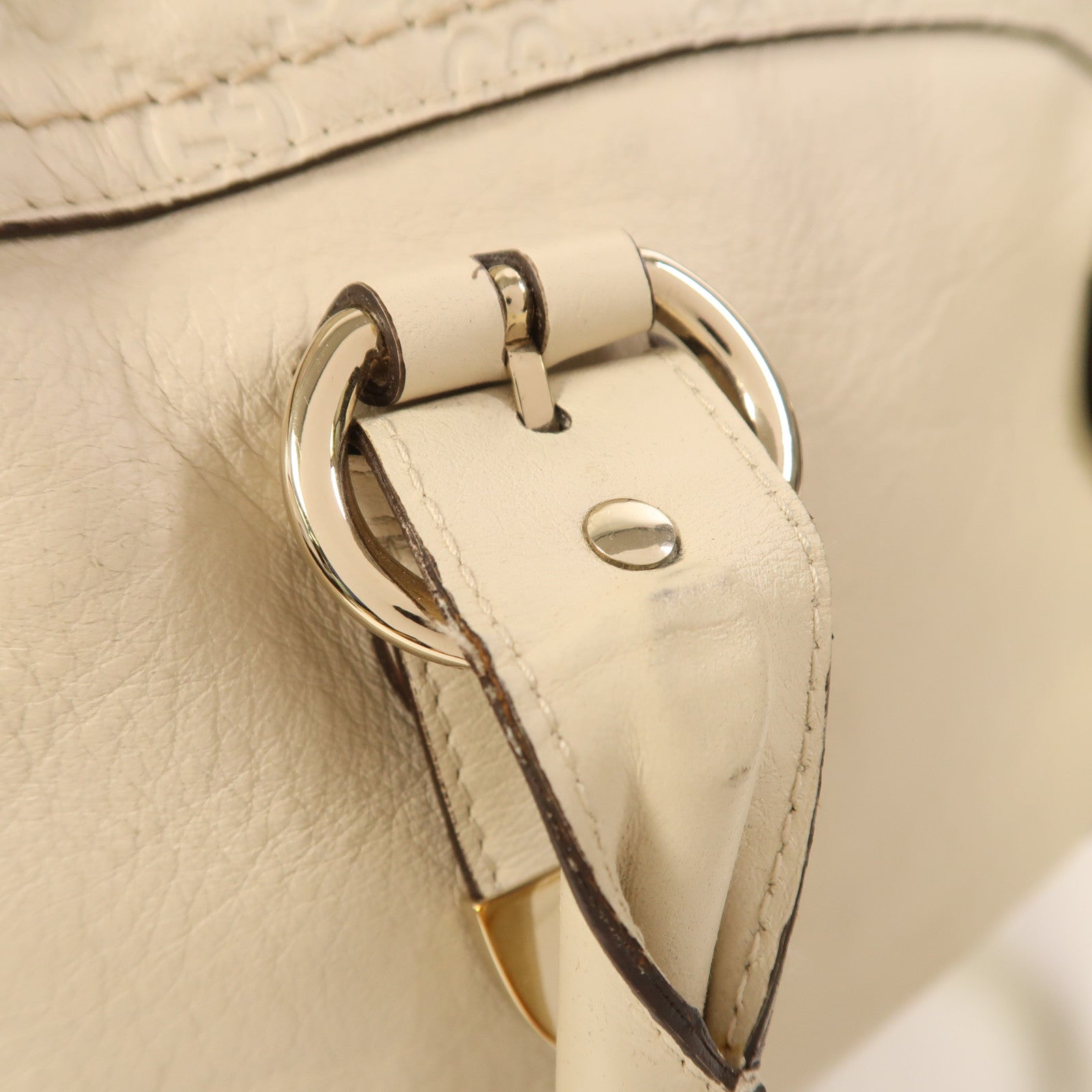 GUCCI 牛皮皮革Hand Bag金扣手挽袋