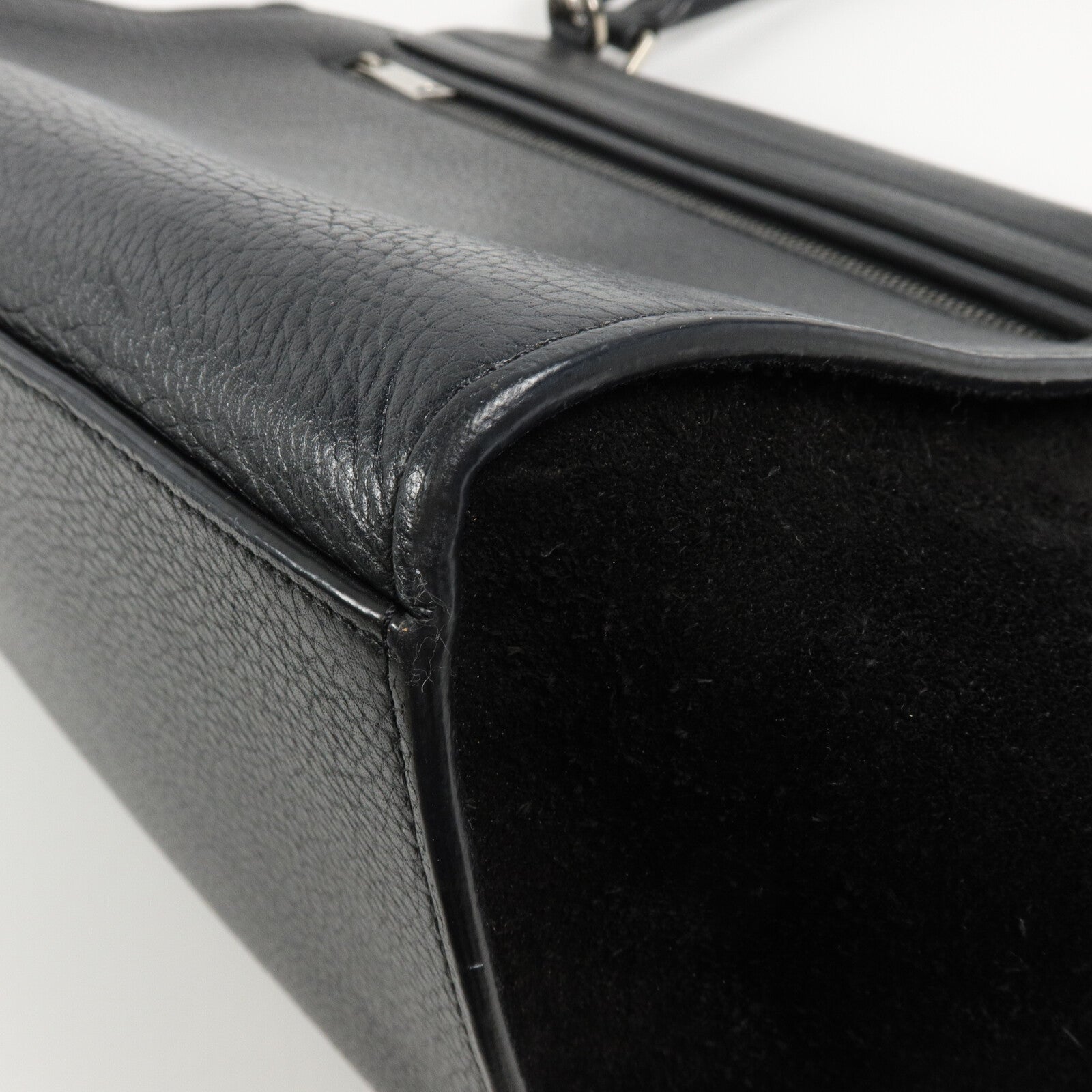 CELINE 牛皮皮革/麂皮皮革Small Trapeze手挽肩背兩用袋