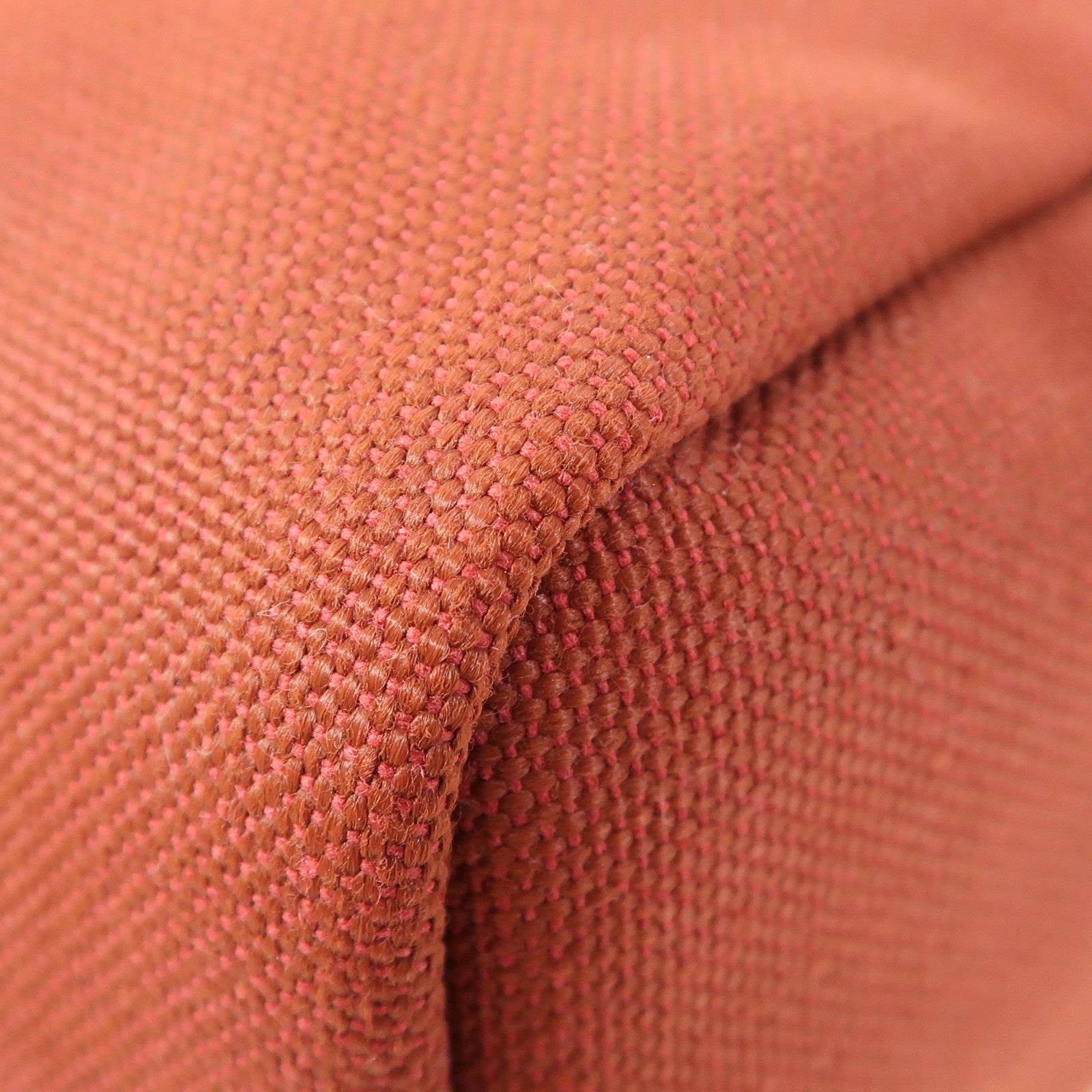 HERMES 帆布Herbag PM金扣手挽肩背兩用袋Rouge H紅色