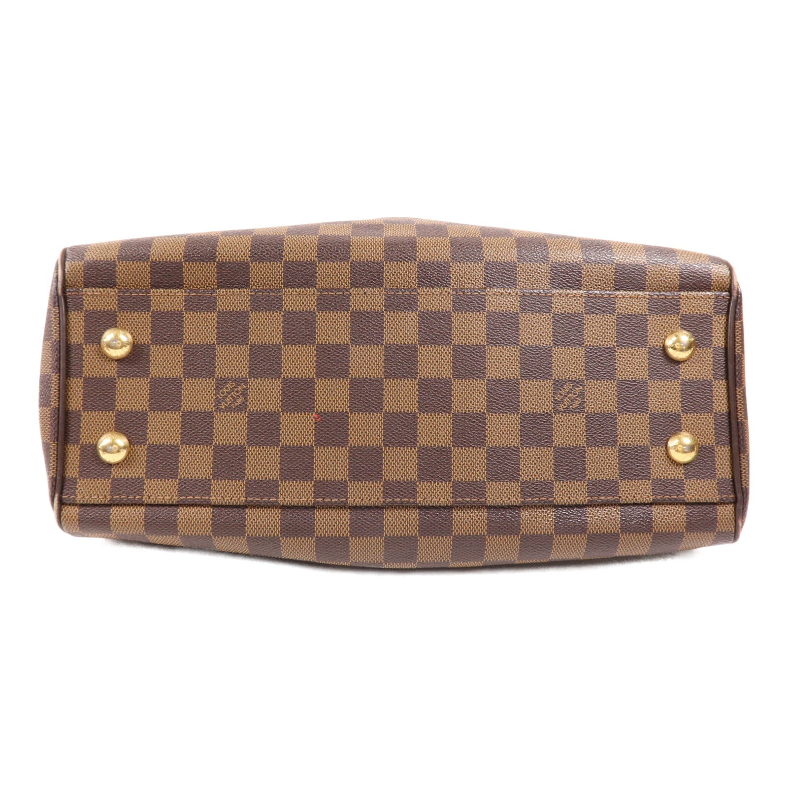 LOUIS VUITTON Damier Trevi PM金扣手挽肩背兩用袋