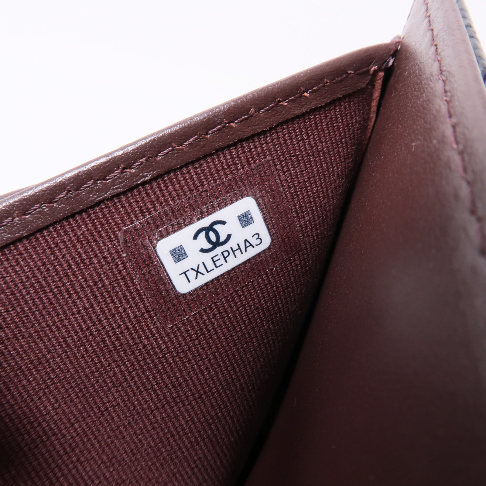 CHANEL 牛皮皮革Wallet金扣錢包黑色
