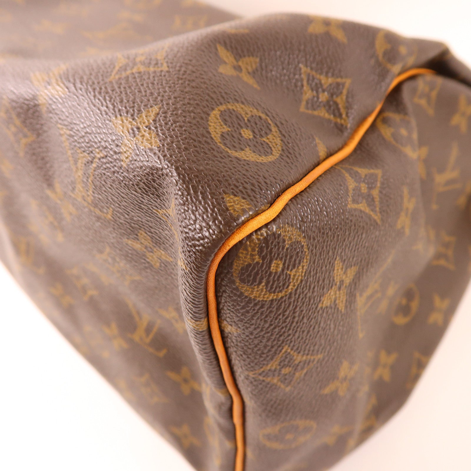 LOUIS VUITTON Monogram Speedy 35金扣手挽袋