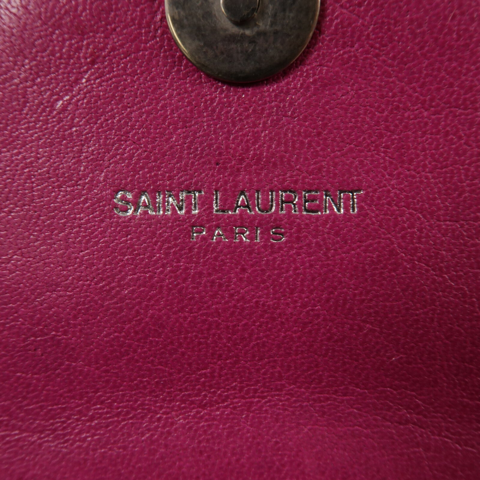YVES SAINT LAURENT 牛皮皮革Classic Baby鏈帶肩背袋