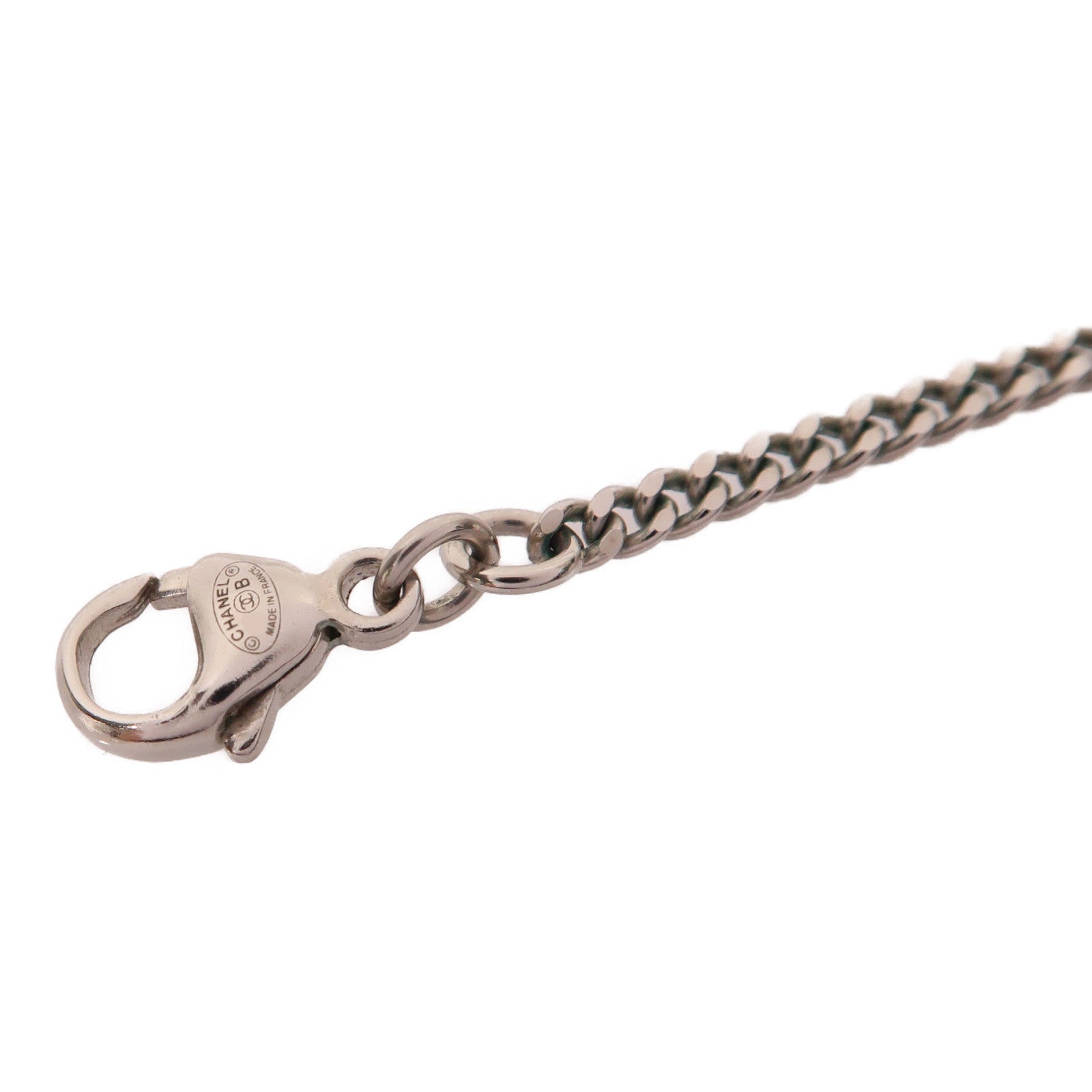 CHANEL 金屬Necklace項鍊銀色