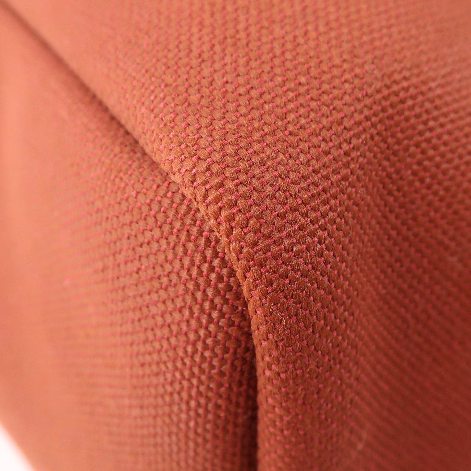 HERMES 帆布Herbag PM金扣手挽肩背兩用袋Rouge H紅色