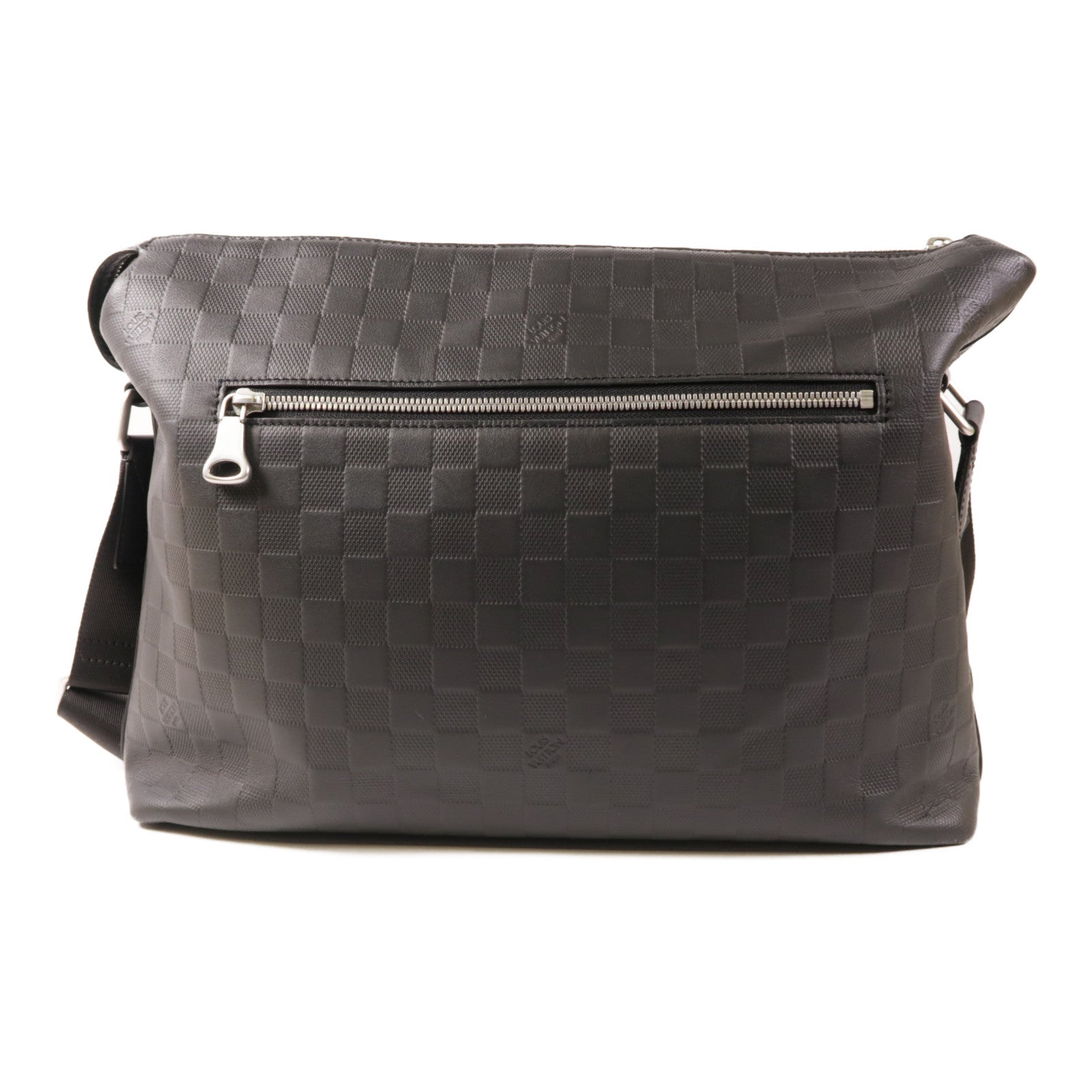LOUIS VUITTON Damier Infini Discovery Messenger MM銀扣肩背袋