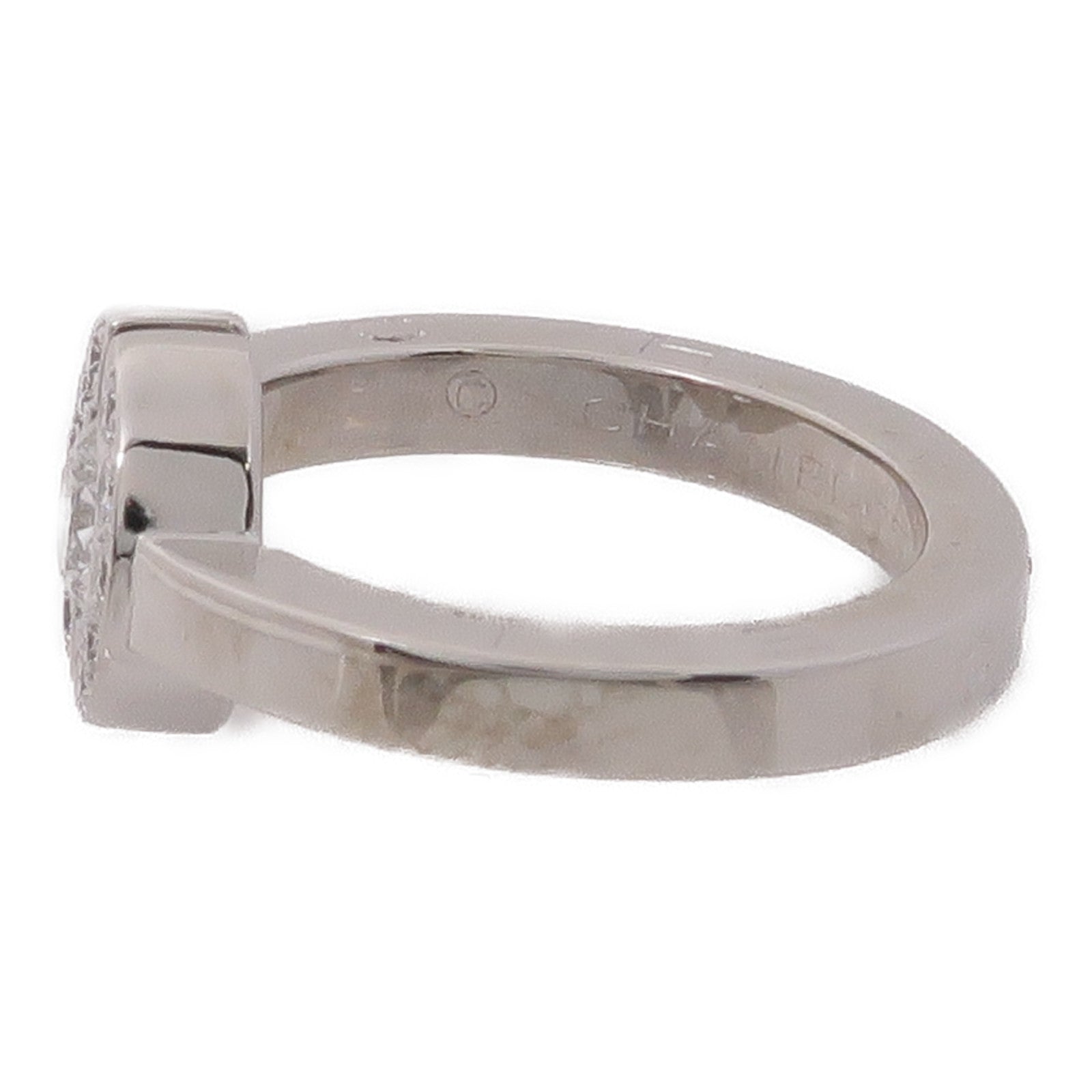 CHANEL 18K白金Diamond Ring鑽石戒指US#5.5