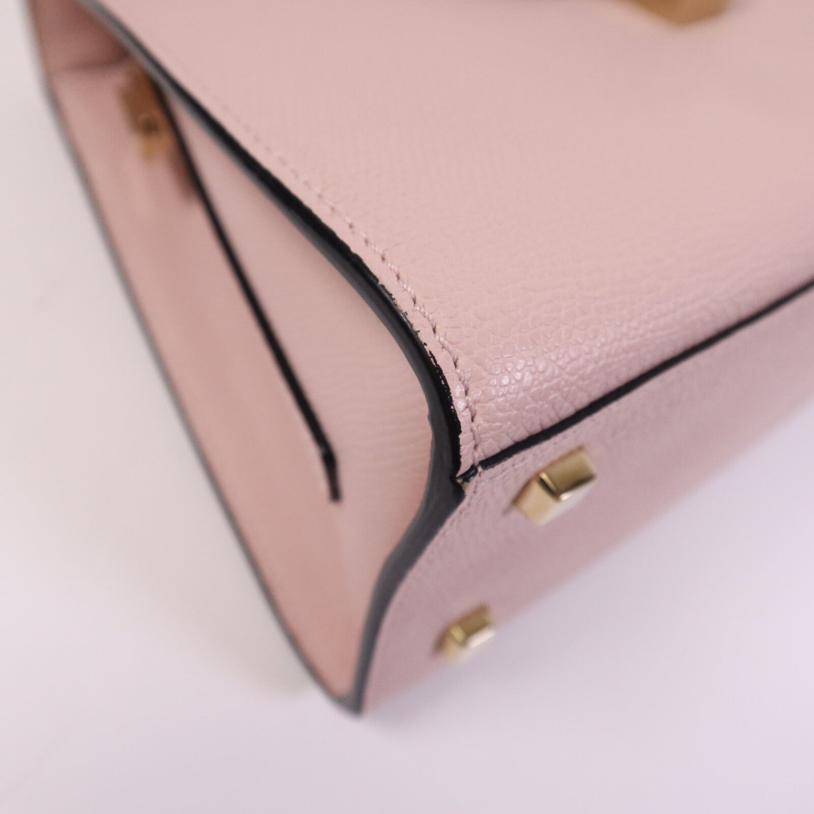 SELECTION 牛皮皮革Valextra Small Iside Tote Bag金扣手挽肩背兩用袋