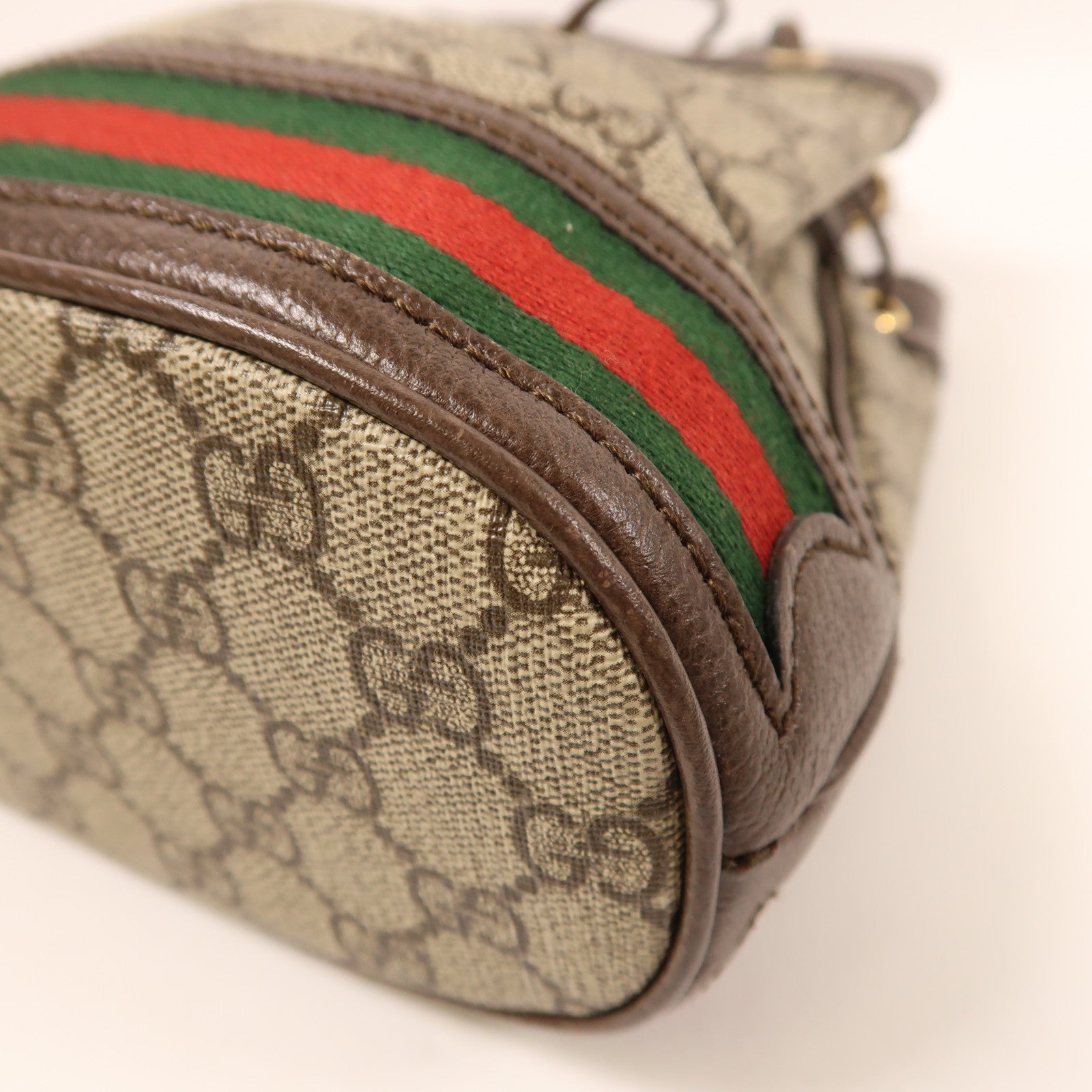 GUCCI 塗層帆布Ophidia GG Bucket Bag金扣手挽肩背兩用袋