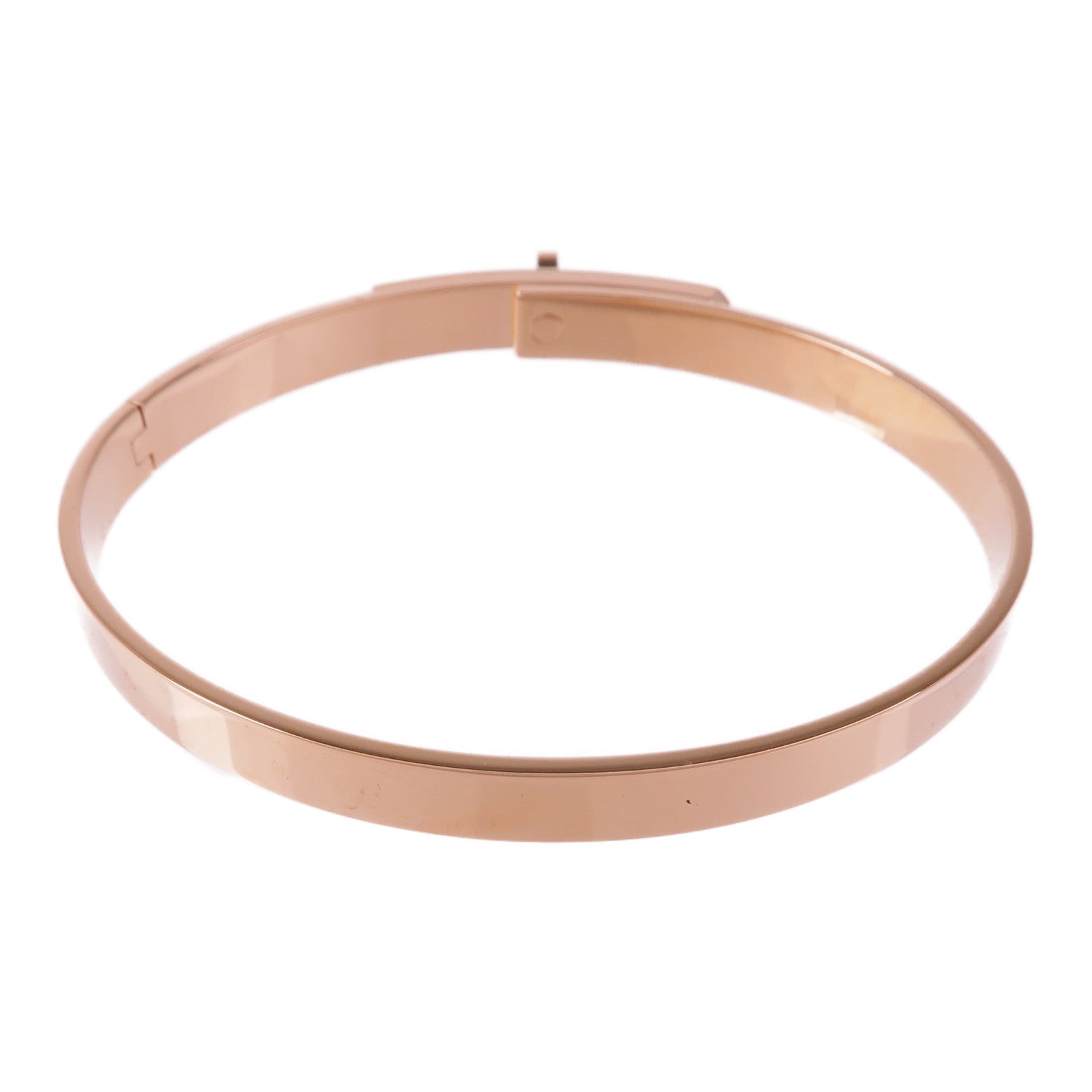 HERMES 18K玫瑰金Kelly Bracelet鑽石手鏈US#15.5 Hermes#61