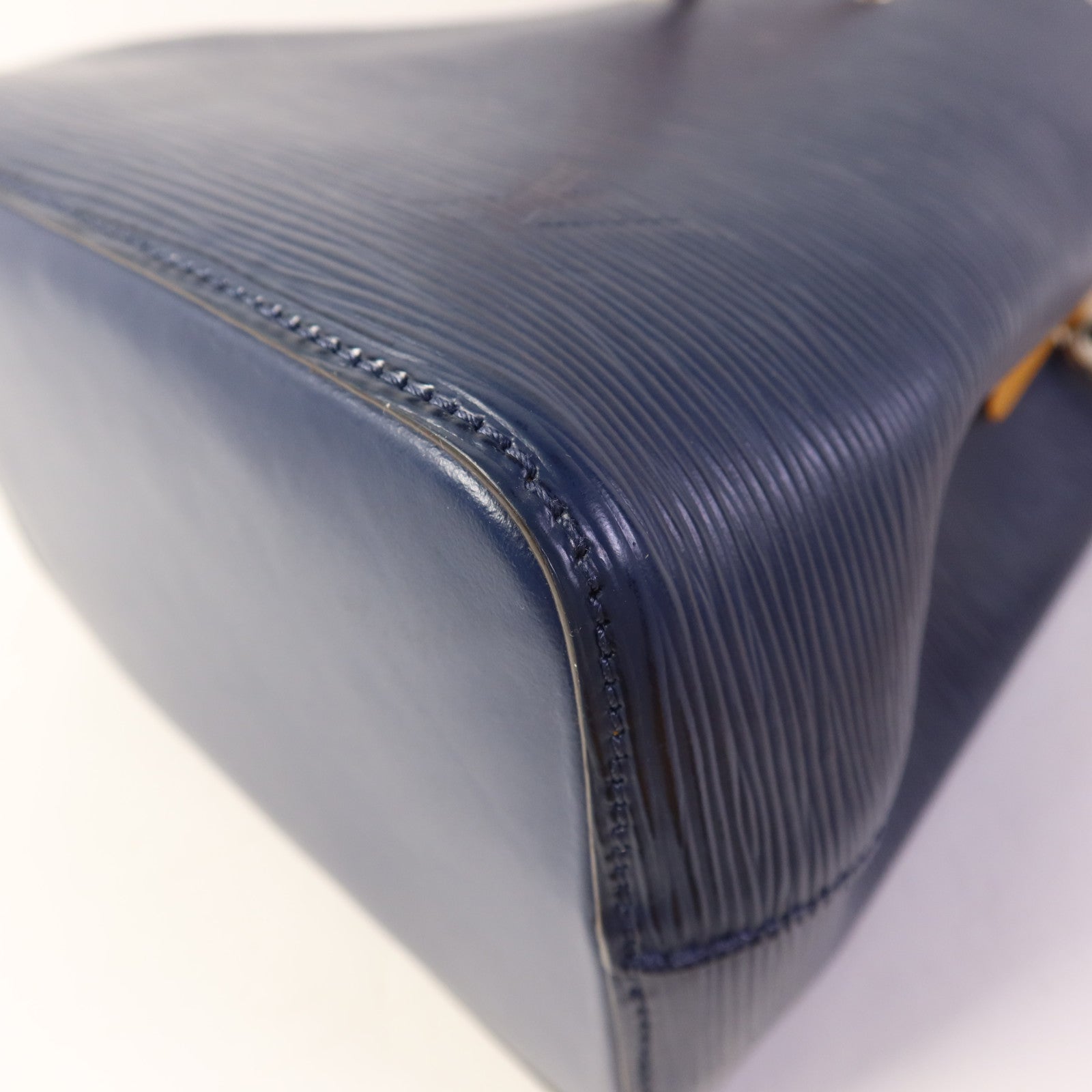 LOUIS VUITTON Epi Neo Noe BB銀扣手挽肩背兩用袋深藍色