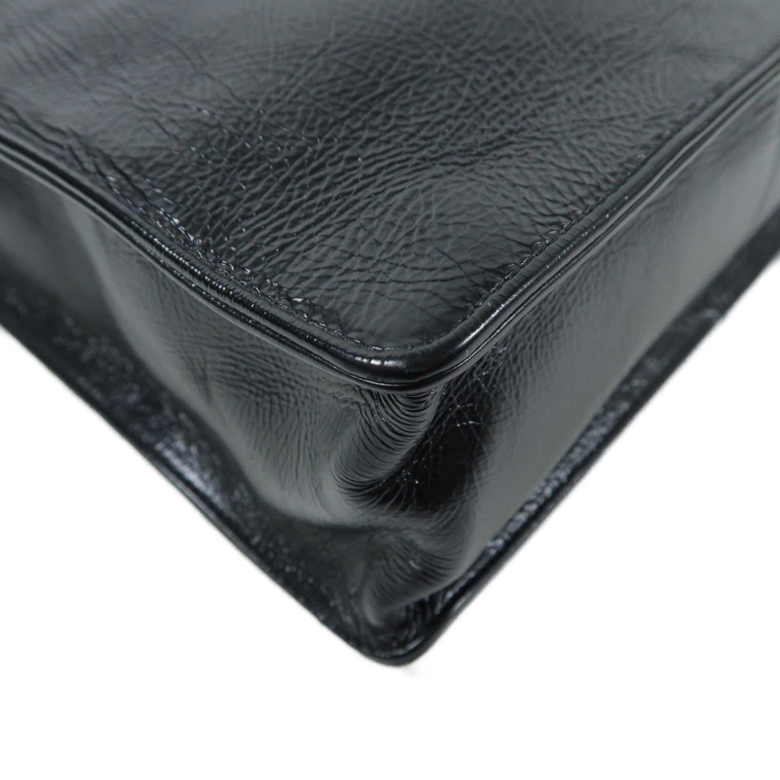 CHANEL CC GHW Shoulder Bag Leather Black