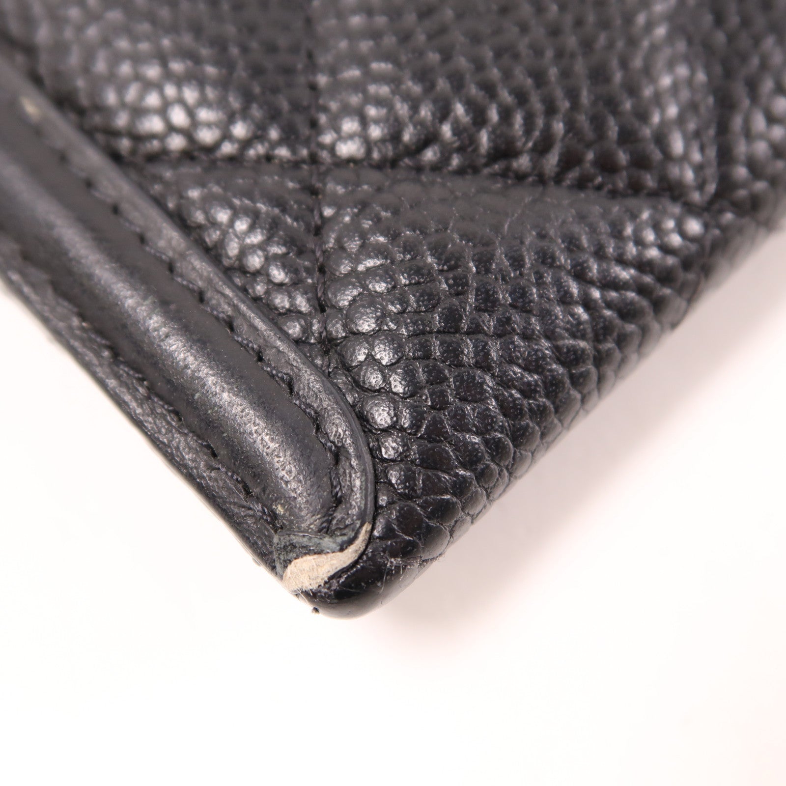CHANEL 牛皮皮革Long Wallet金扣長錢包