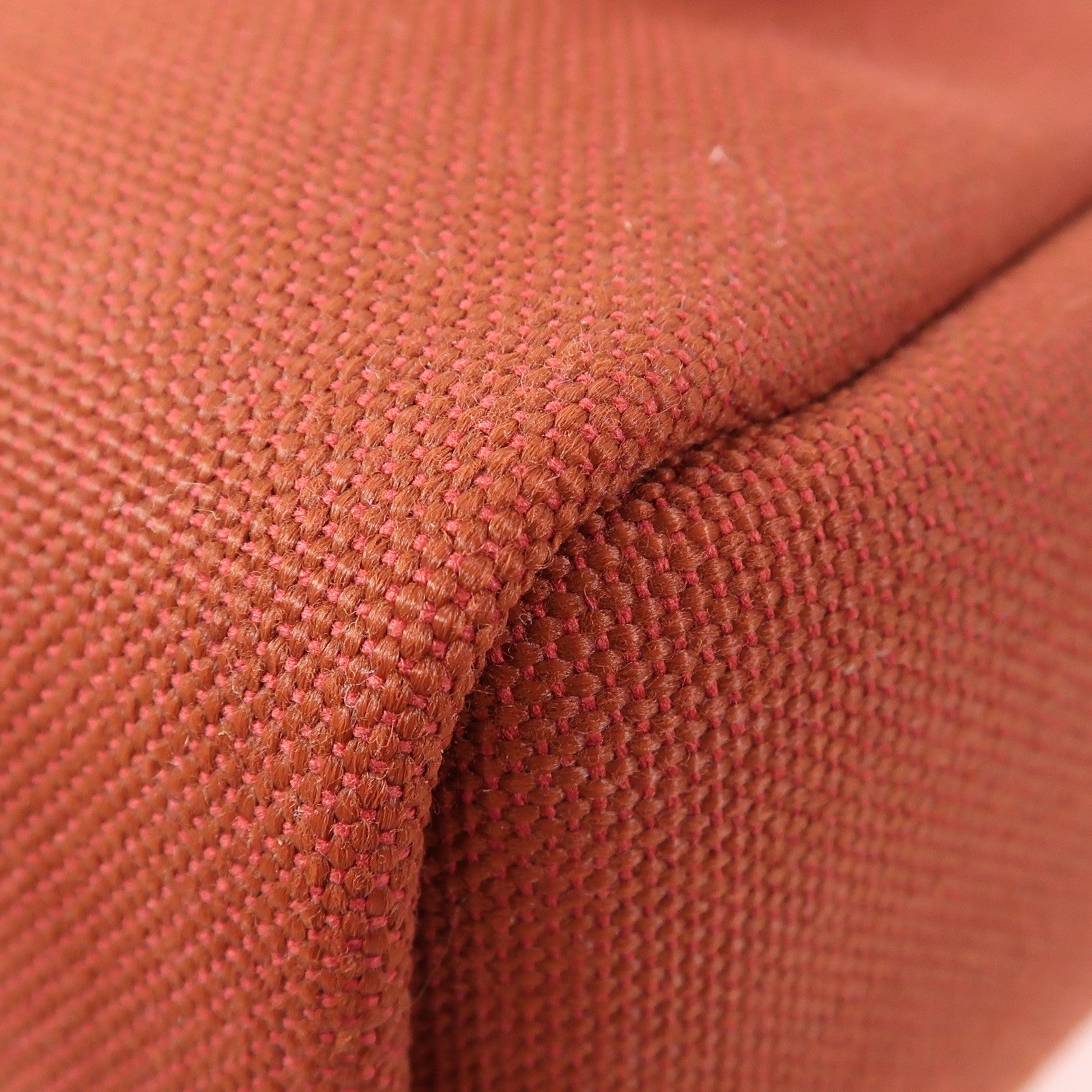 HERMES 帆布Herbag PM金扣手挽肩背兩用袋Rouge H紅色