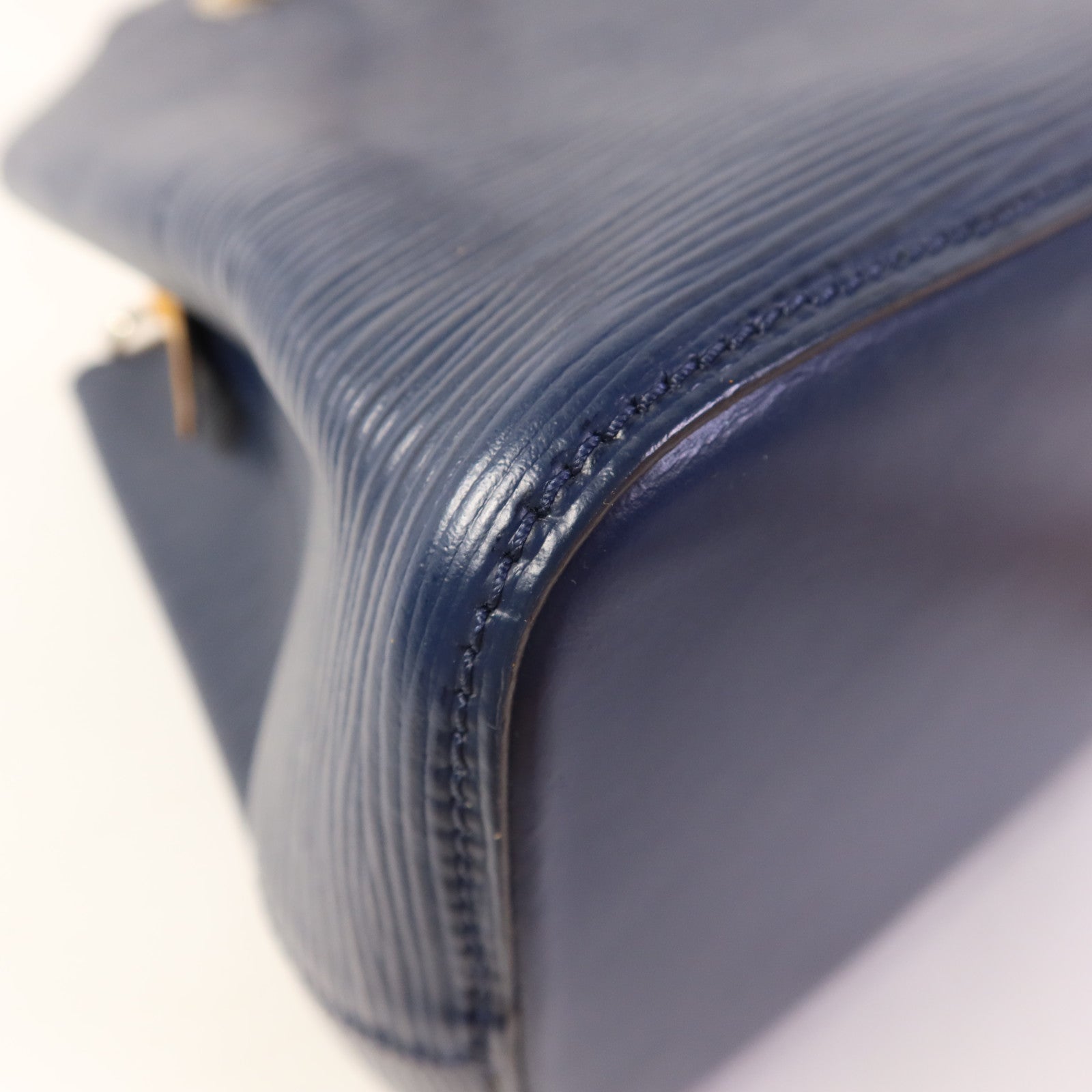 LOUIS VUITTON Epi Neo Noe BB銀扣手挽肩背兩用袋深藍色