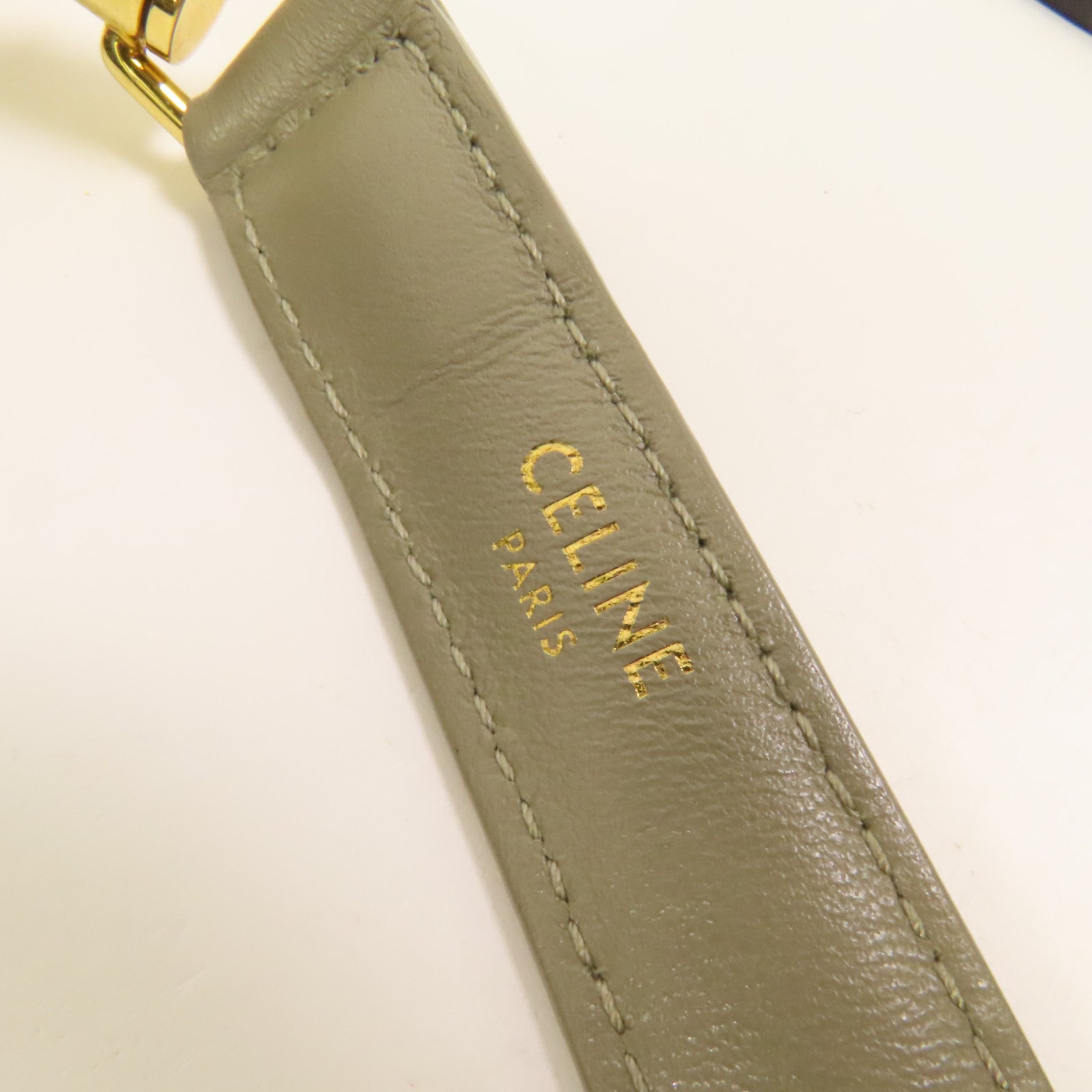 CELINE 牛皮皮革Bucket 16金扣手挽肩背兩用袋