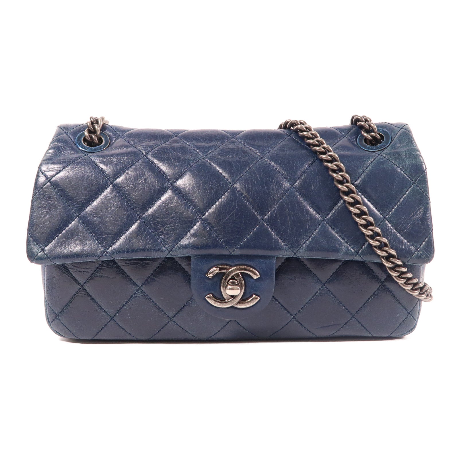 CHANEL 牛皮皮革Chain Shoulder鏈帶肩背袋