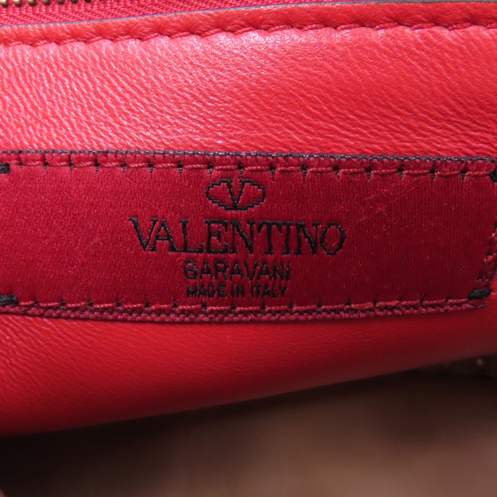 Valentino 牛皮皮革2way Shoulder Bag金扣手挽肩背兩用袋粉紅色