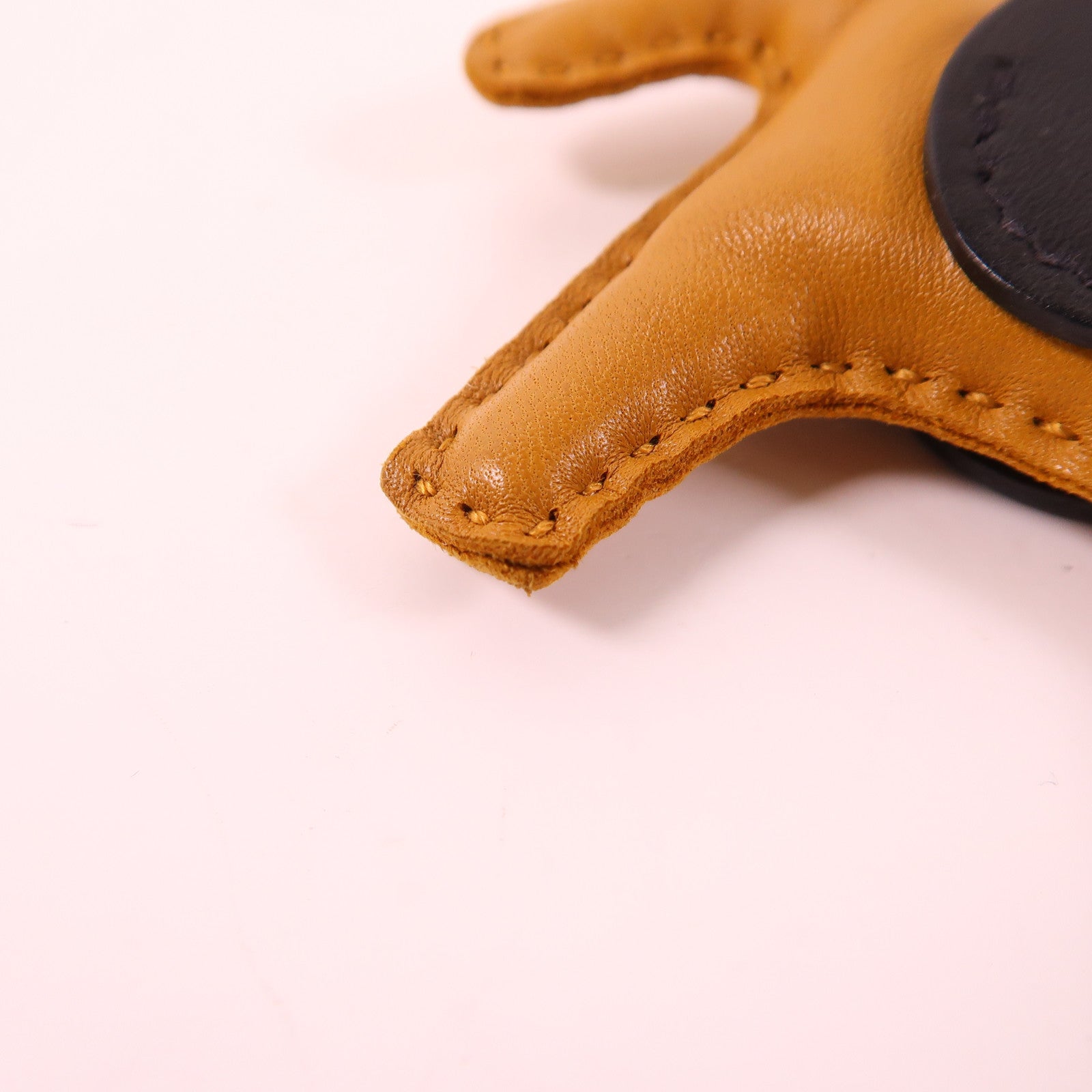 HERMES Swift/Milo皮革Rodeo Pegase PM掛飾Sesame