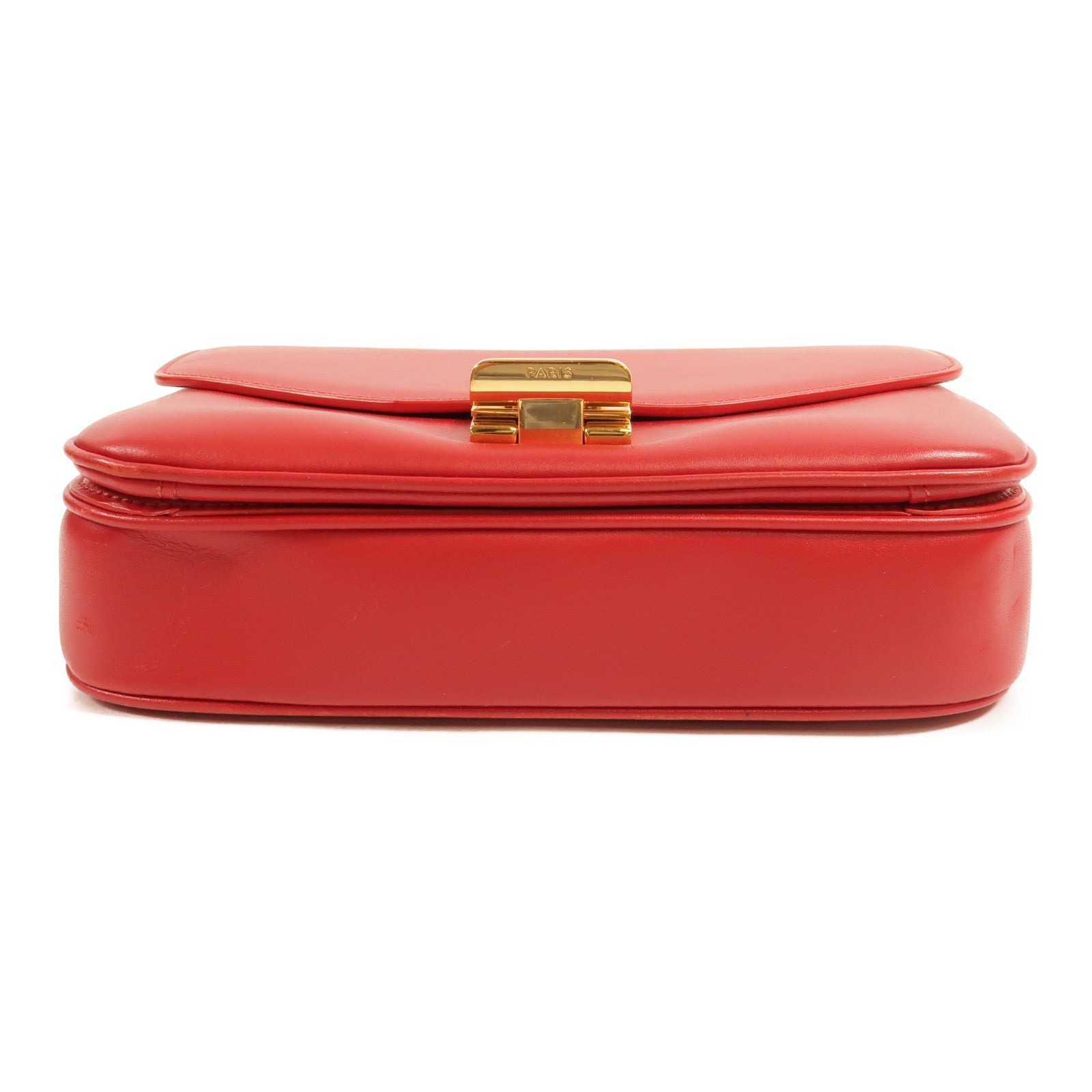 CELINE 牛皮皮革Small C鏈帶肩背袋