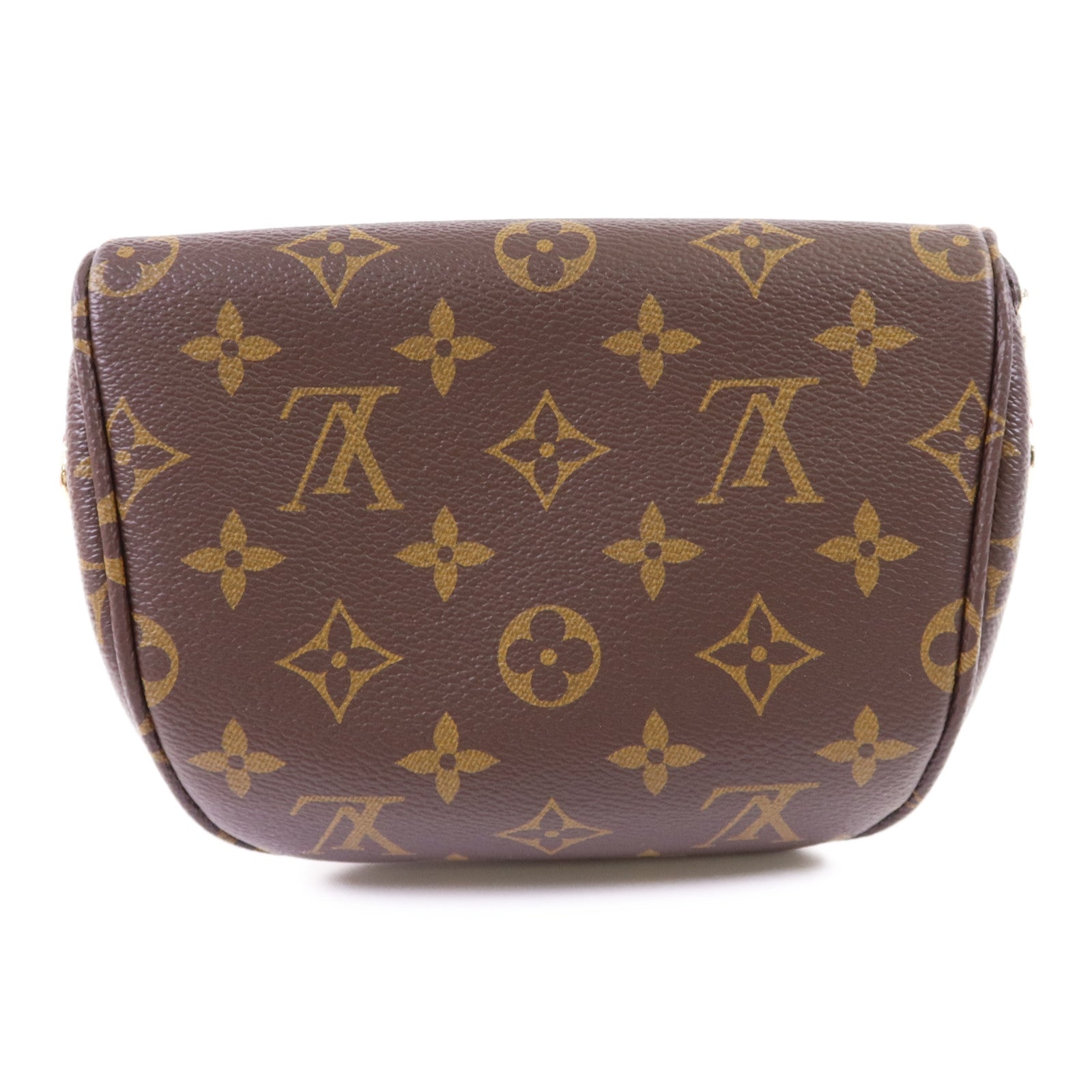 LOUIS VUITTON Monogram Mini Bumbag金扣手挽肩背兩用袋棕色