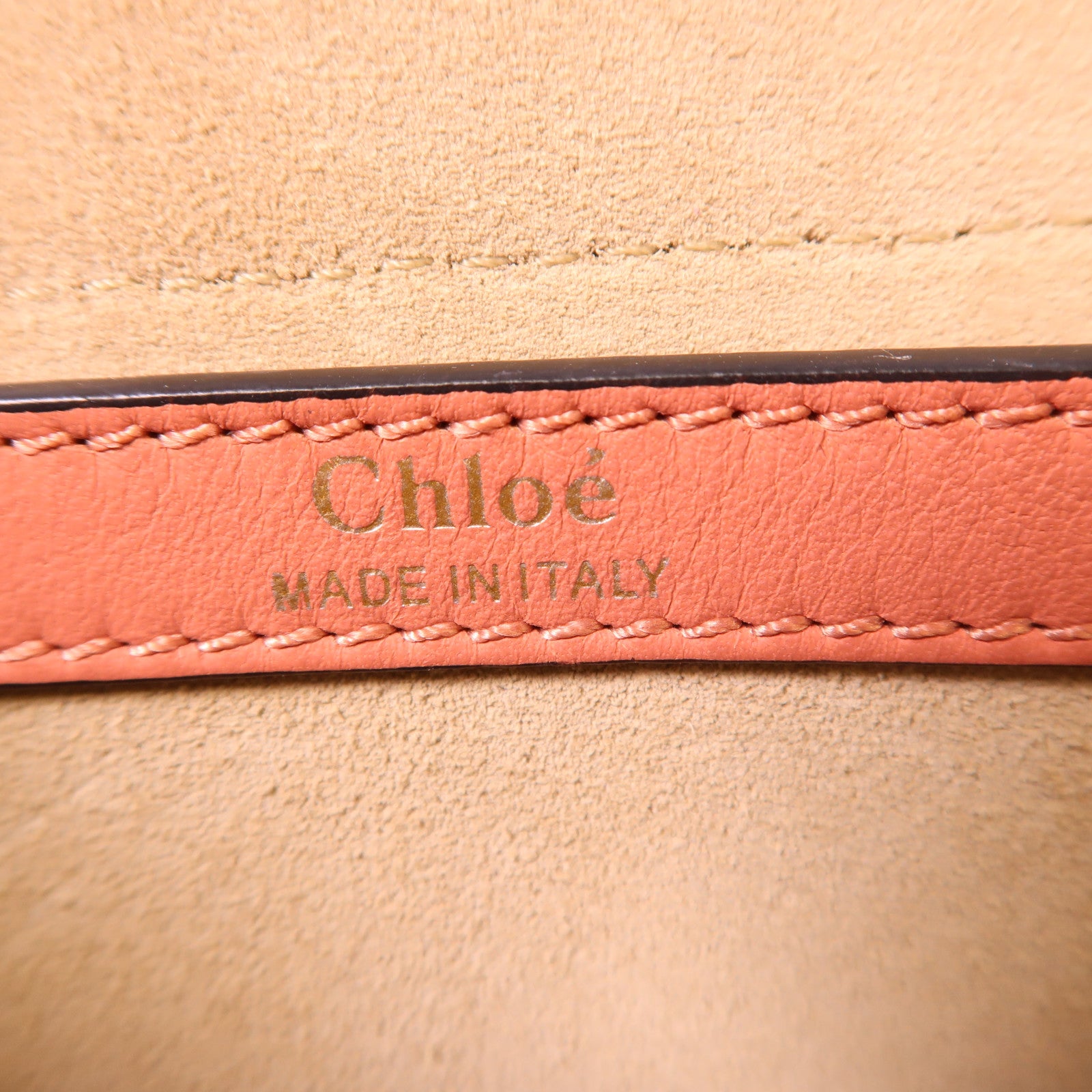 Chloe 牛皮皮革Shoulder Bag金扣肩背袋