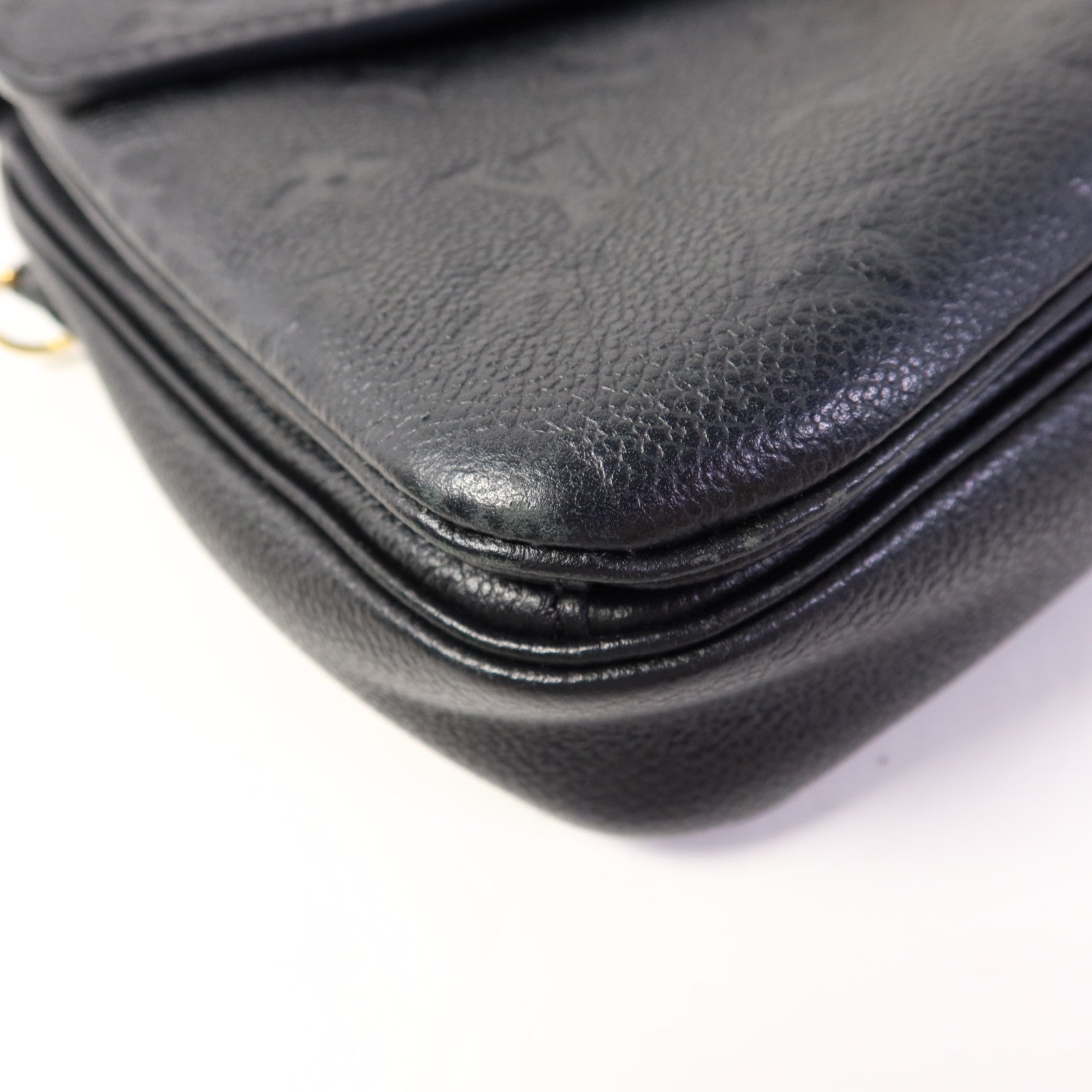 LOUIS VUITTON Monogram Empreinte Pochette Metis金扣手挽肩背兩用袋