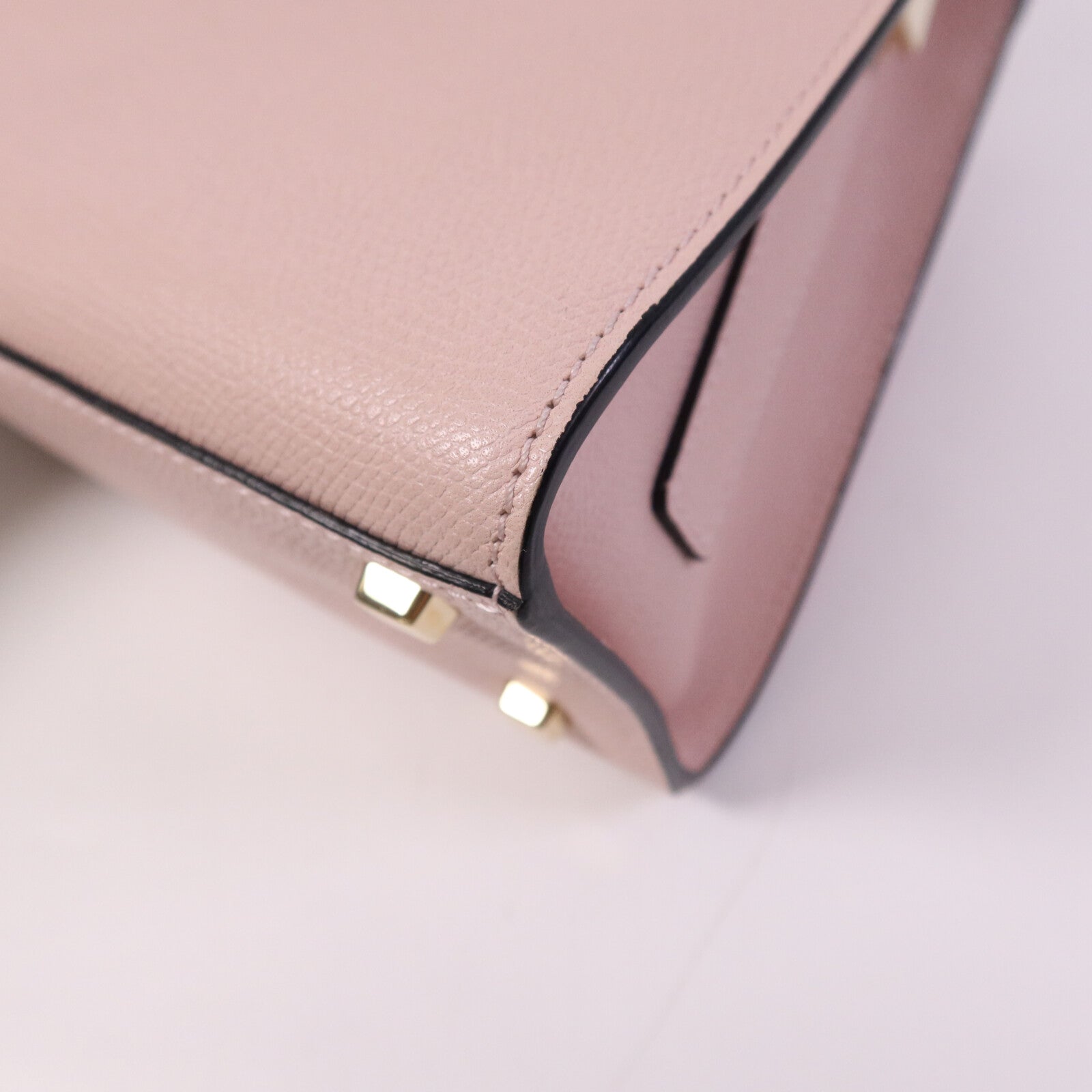 SELECTION 牛皮皮革Valextra Small Iside Tote Bag金扣手挽肩背兩用袋