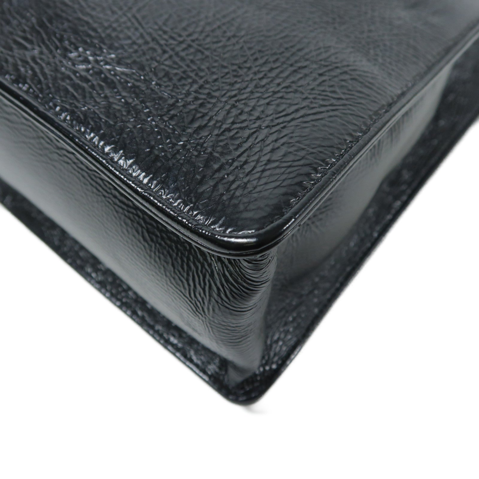 CHANEL CC GHW Shoulder Bag Leather Black