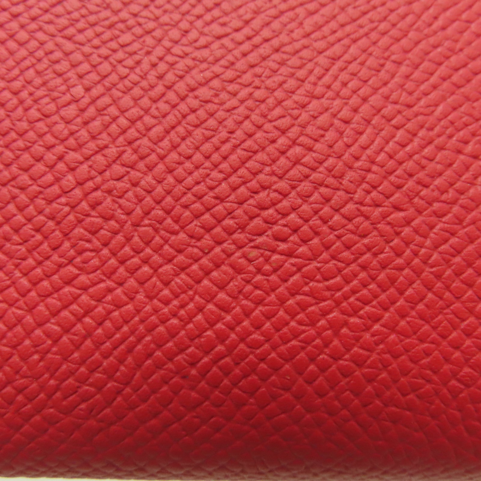 HERMES Epsom皮革Azap Sikin銀扣錢包紅色