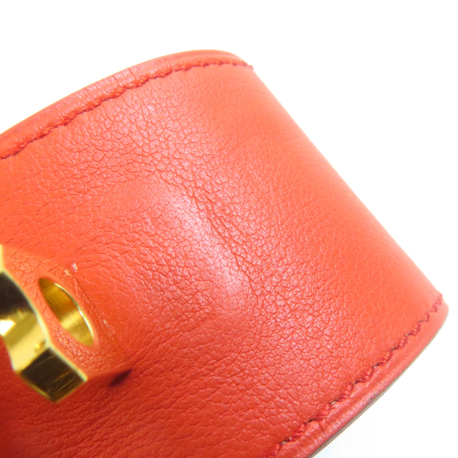 HERMES 【激減優惠】Swift皮革Collier De Chien金扣手帶Capcine
