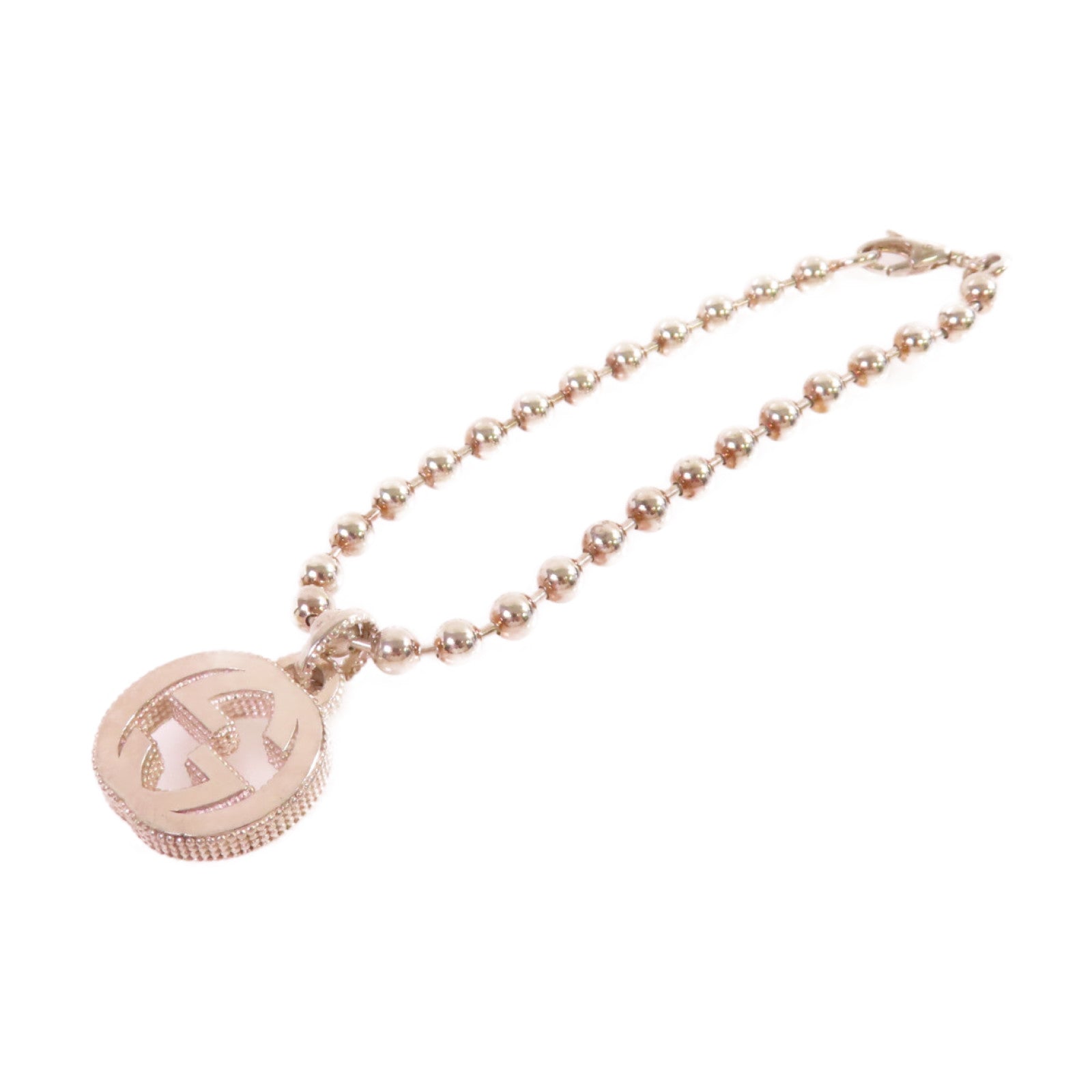 GUCCI 925純銀GG Silver Bracelet手鏈銀色#16