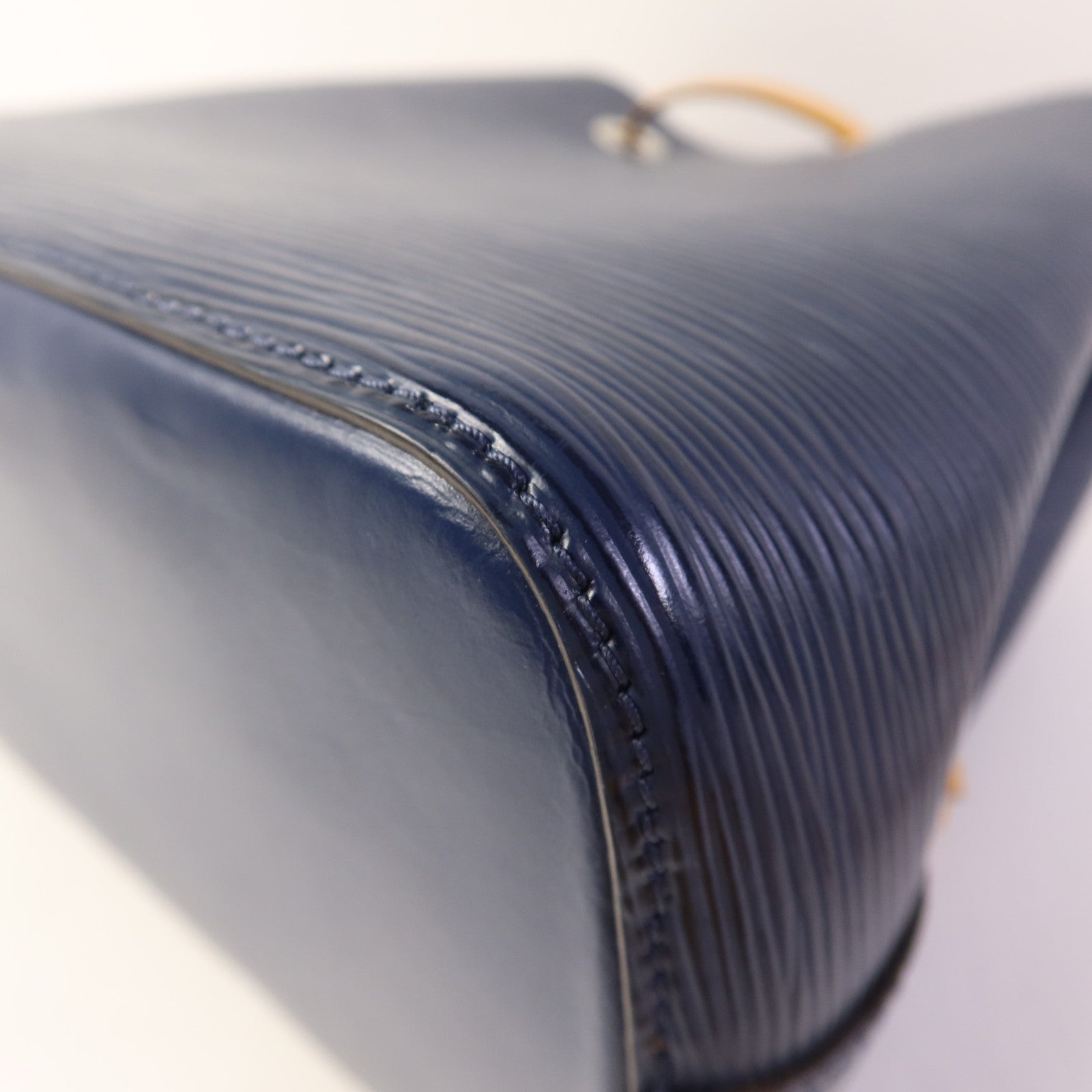 LOUIS VUITTON Epi Neo Noe BB銀扣手挽肩背兩用袋深藍色