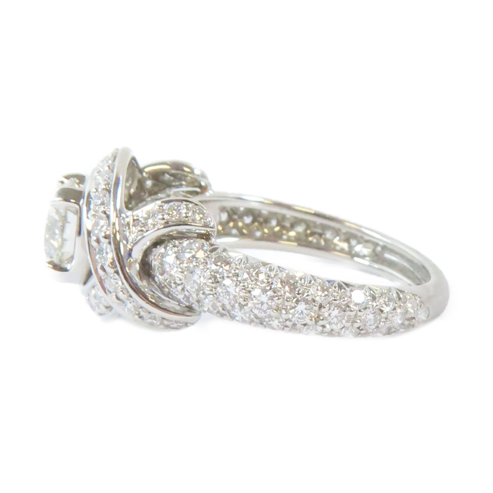 TIFFANY＆CO PT950白金Diamond Ring 1.02ct鑽石戒指US#6