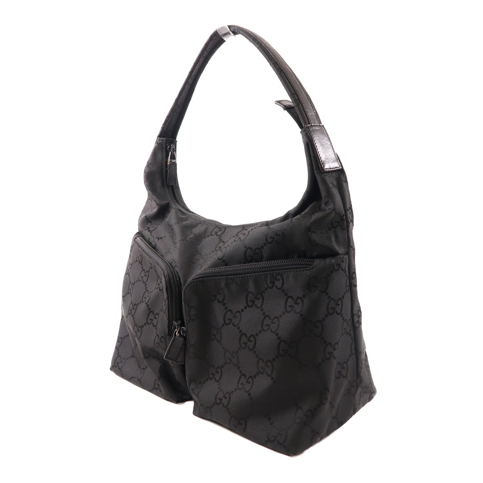 GUCCI 尼龍Shoulder Bag肩背袋黑色
