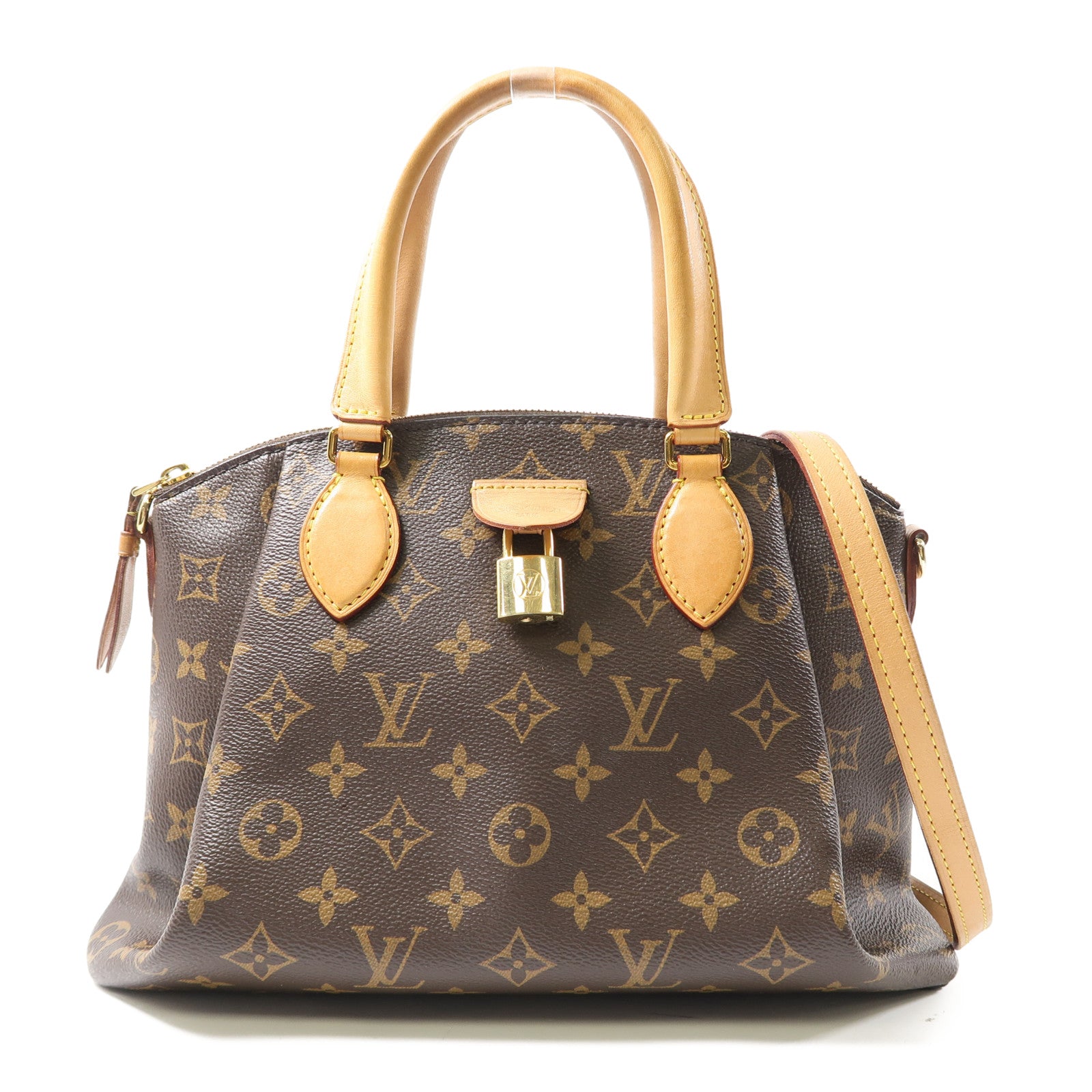 LOUIS VUITTON 【激減優惠】Monogram Boétie金扣手挽肩背兩用袋啡色